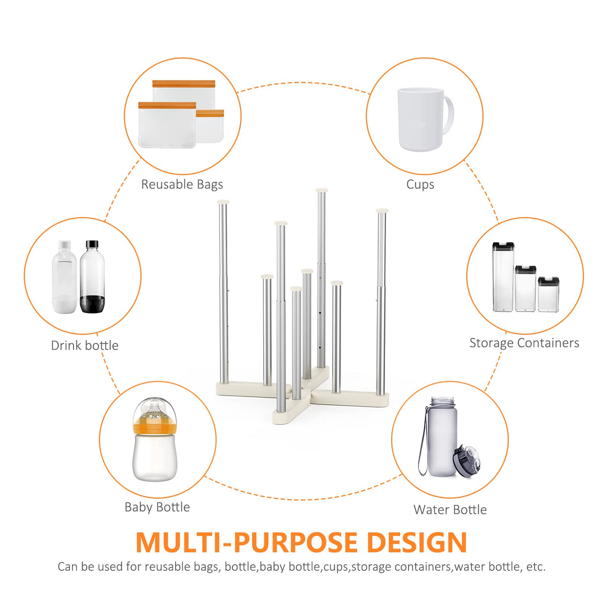 Reusable Storage Bag Drying Rack (9.92 Ounce)