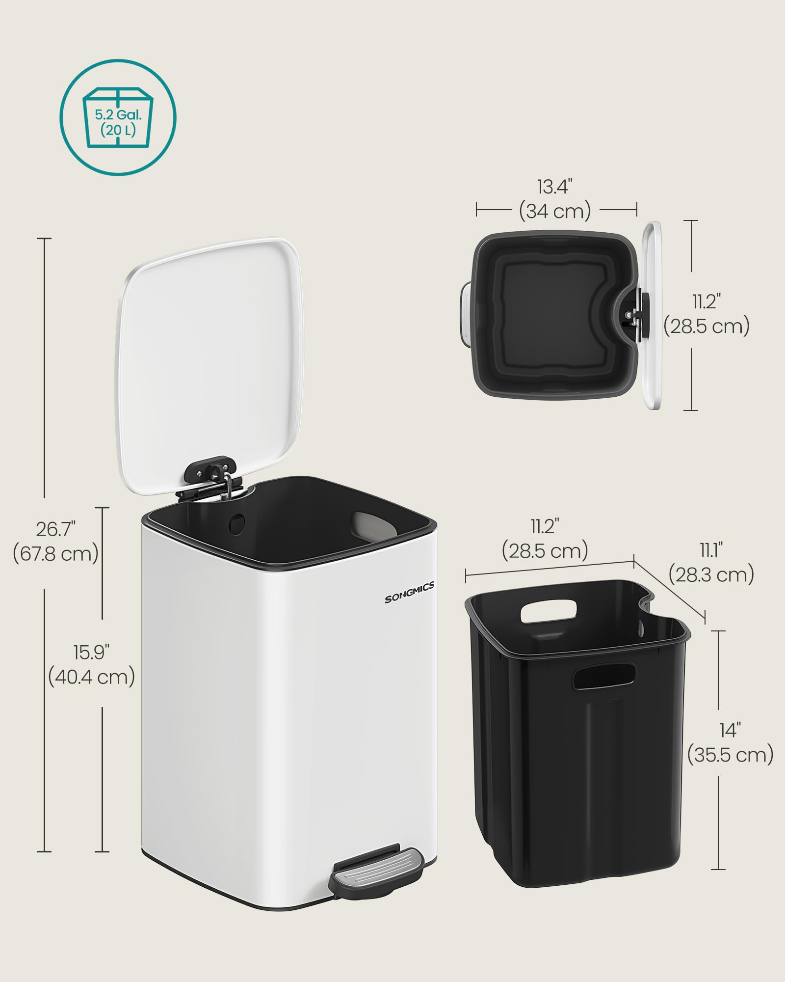 Kitchen Trash Can