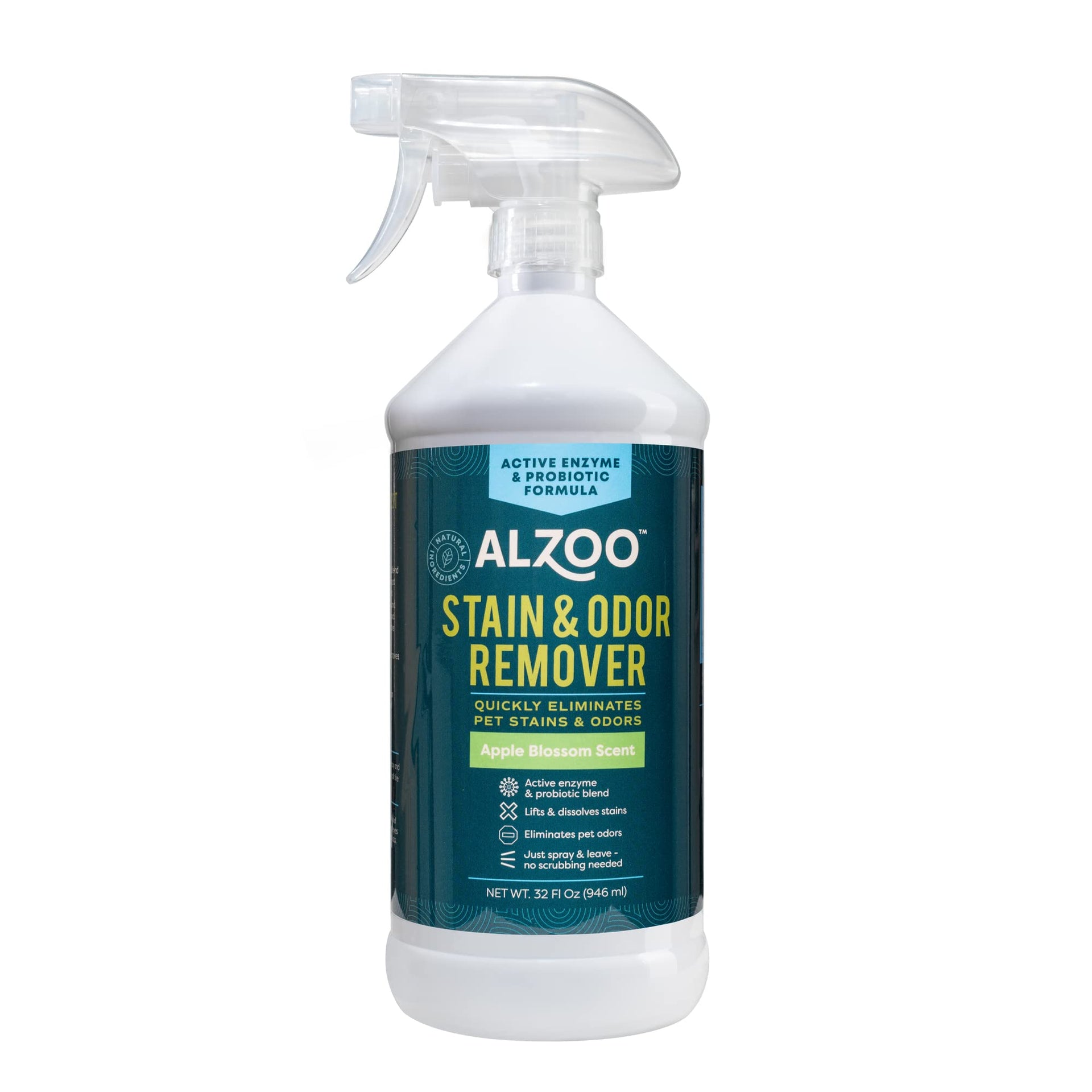 Pet Stain & Odor Remover Spray for Dog & Cat Urine (32 Fl Oz)
