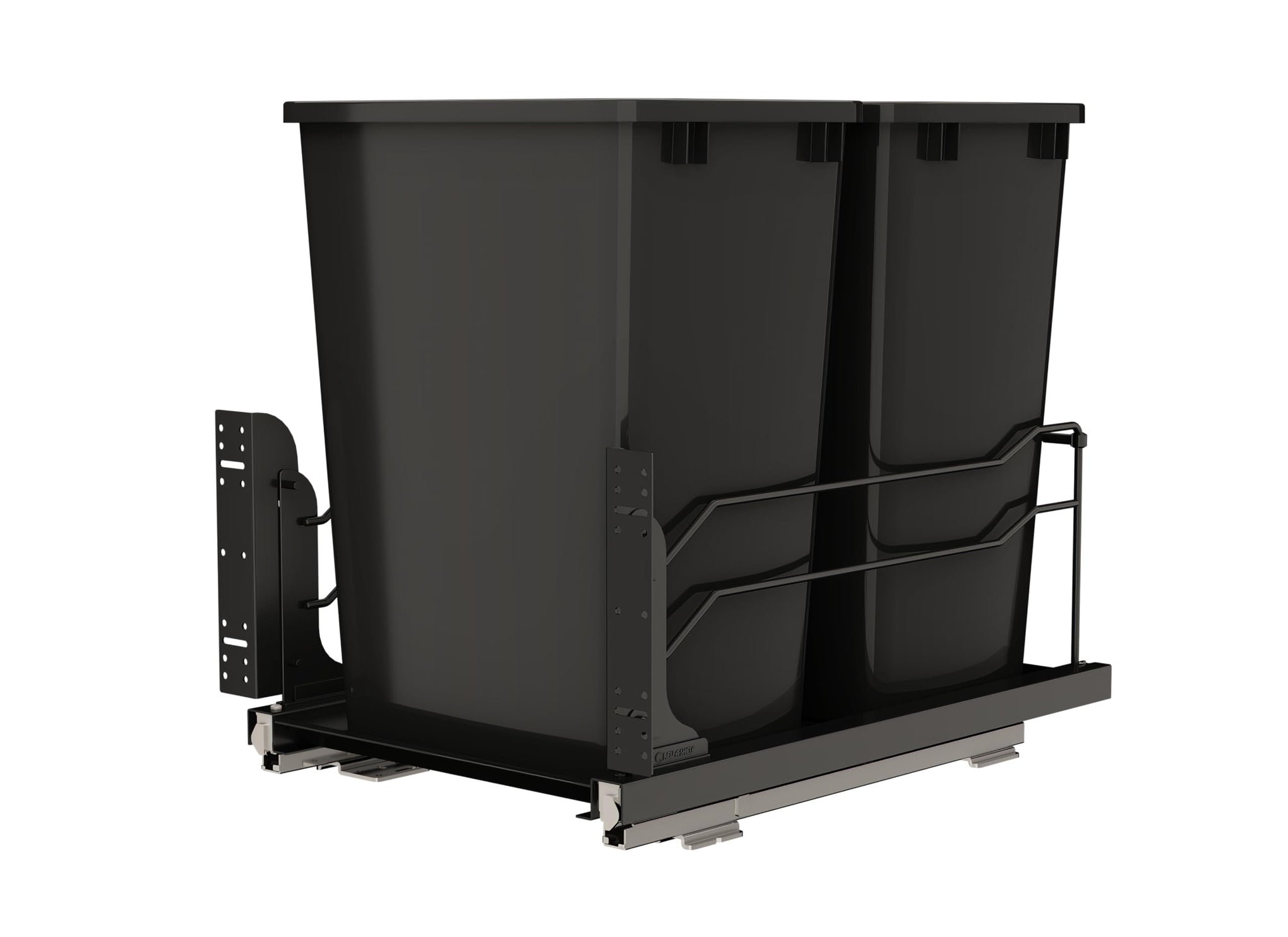 Double Pullout Trash Can w