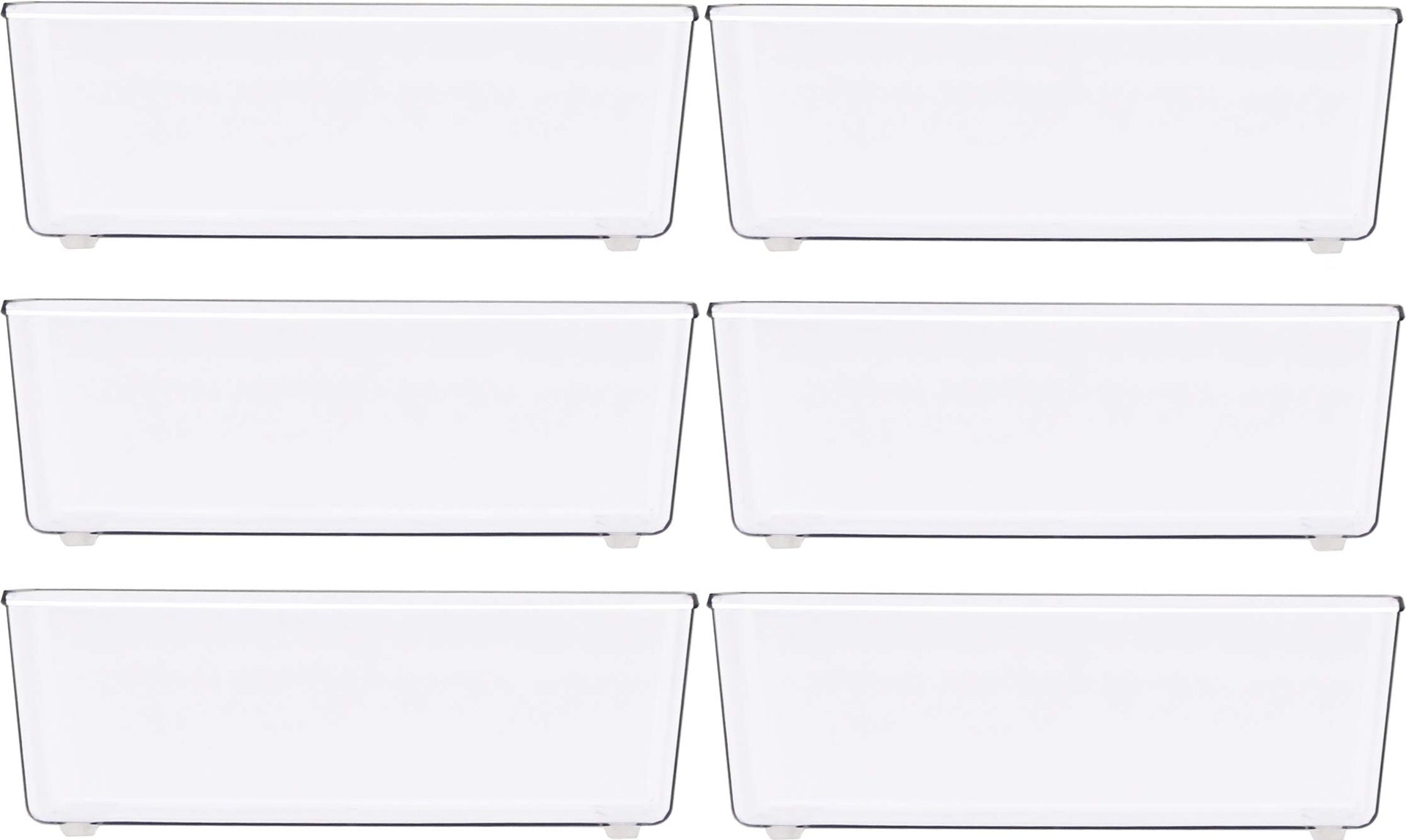 Clear Desk Drawer Organizer