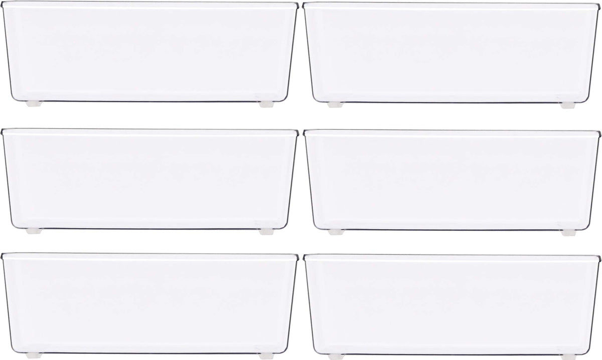 Clear Desk Drawer Organizer