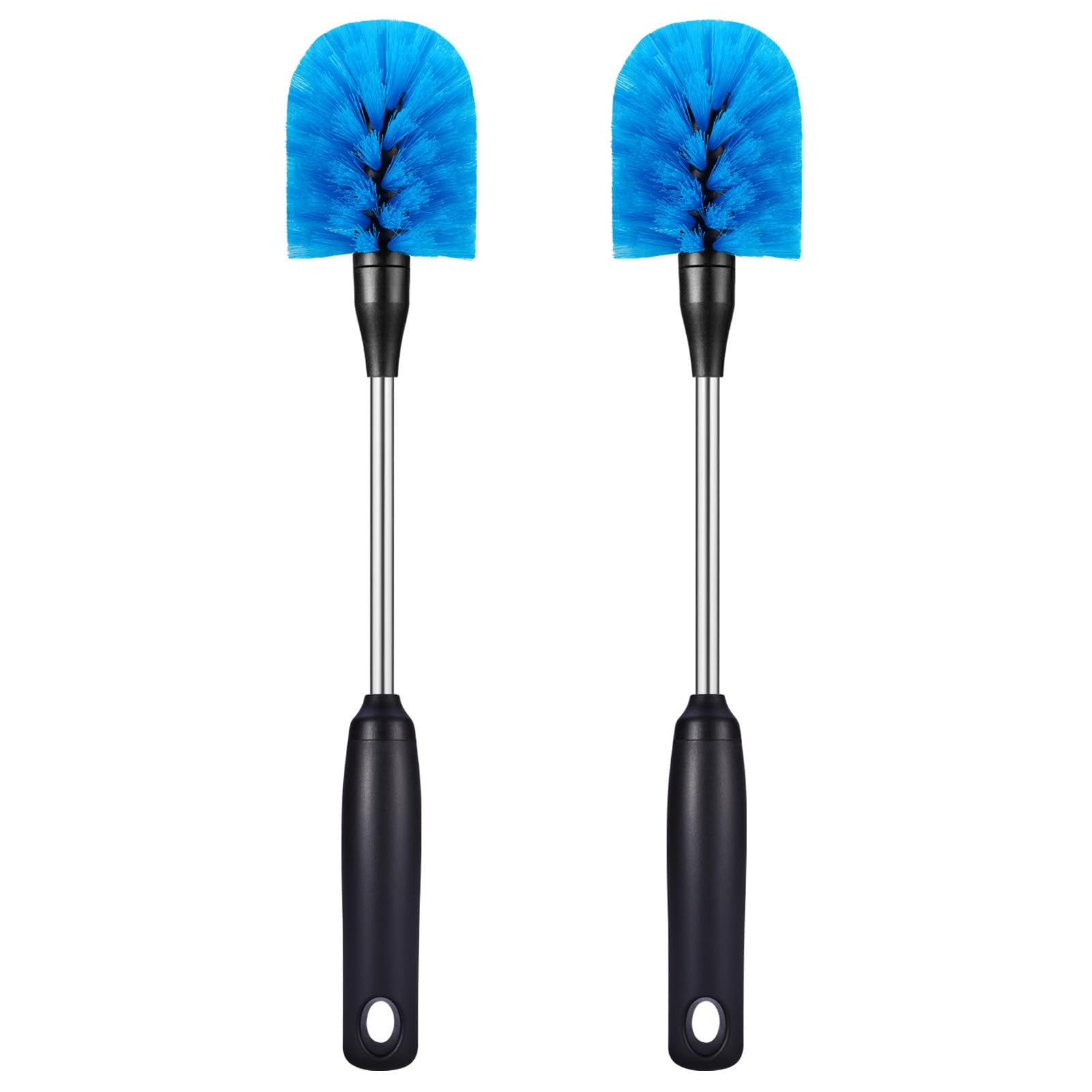 Stainless Steel Bottle Brush with Replaceable Head (2 Count)