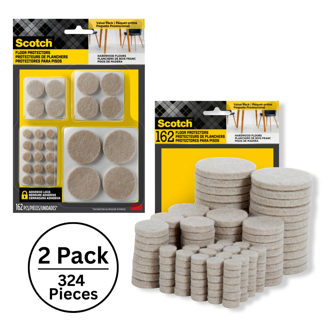 Felt Pads Round (324 Count)