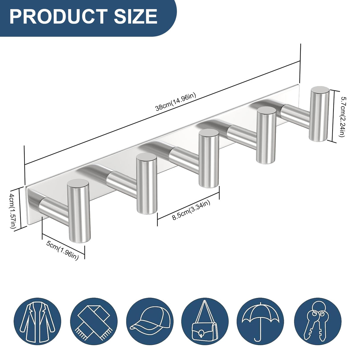Wall Mounted Coat Rack
