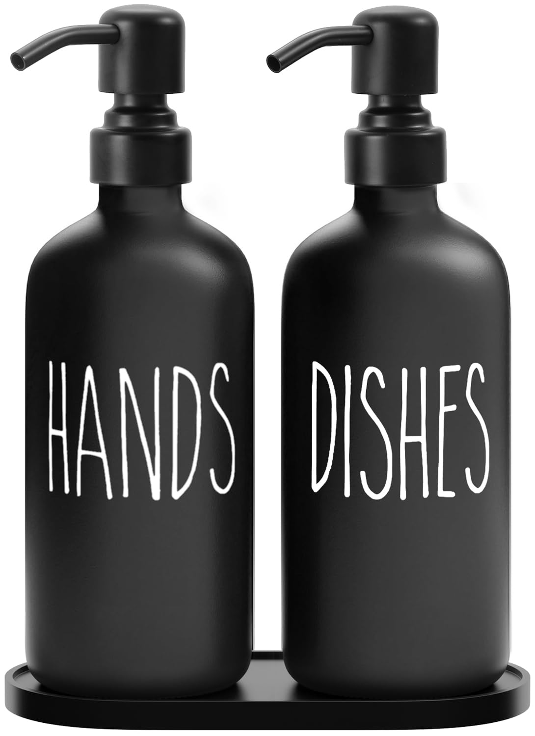 Black Soap Dispenser Set (2 Count)