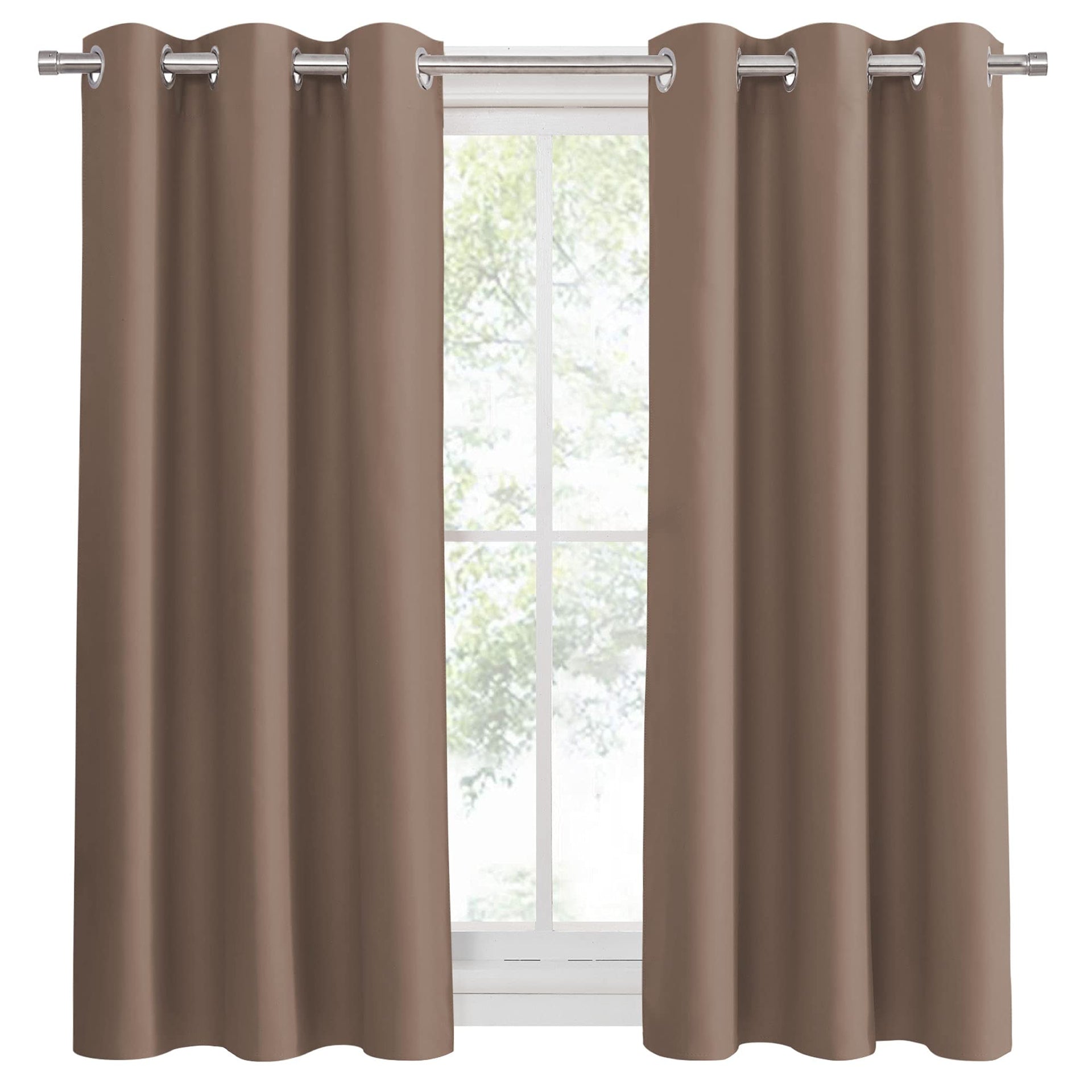 Blackout Curtains Mocha (2 Count)