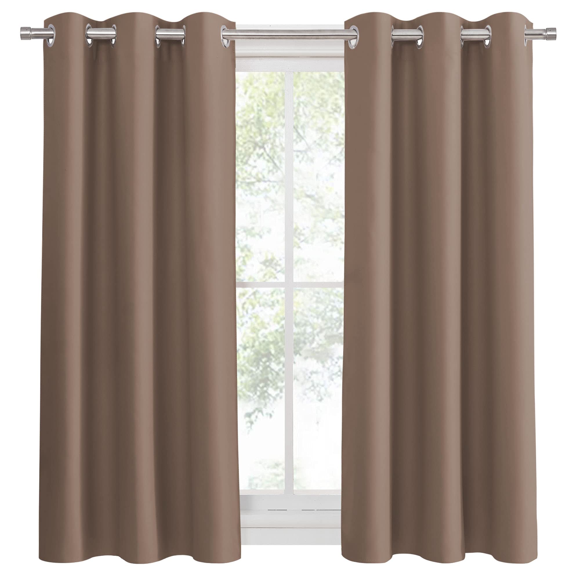 Blackout Curtains Mocha (2 Count)