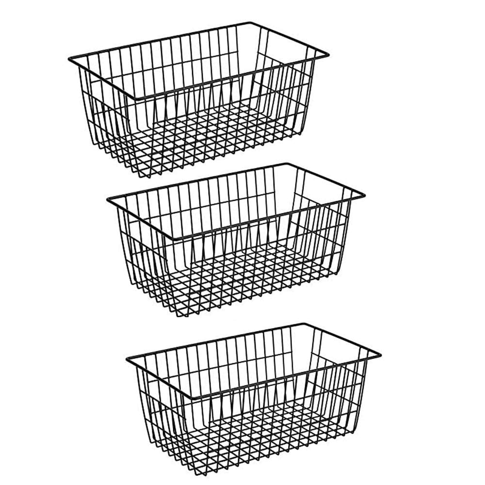 Farmhouse Metal Wire Basket (3 Count)