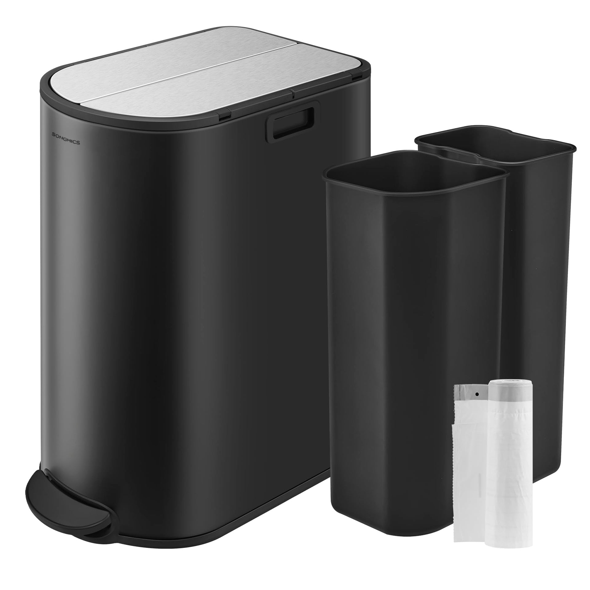 13 Gallon Dual Kitchen Trash Can
