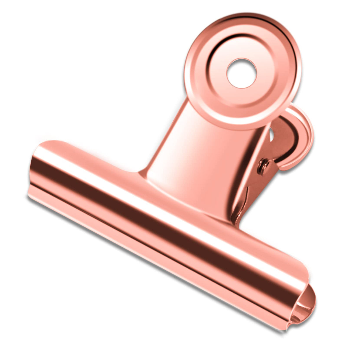 10 Pack Large Metal Hinge Clips 2.5 Inches Bull Hinge Paper Clips Bulldog Clips for Crafts (10 Count)
