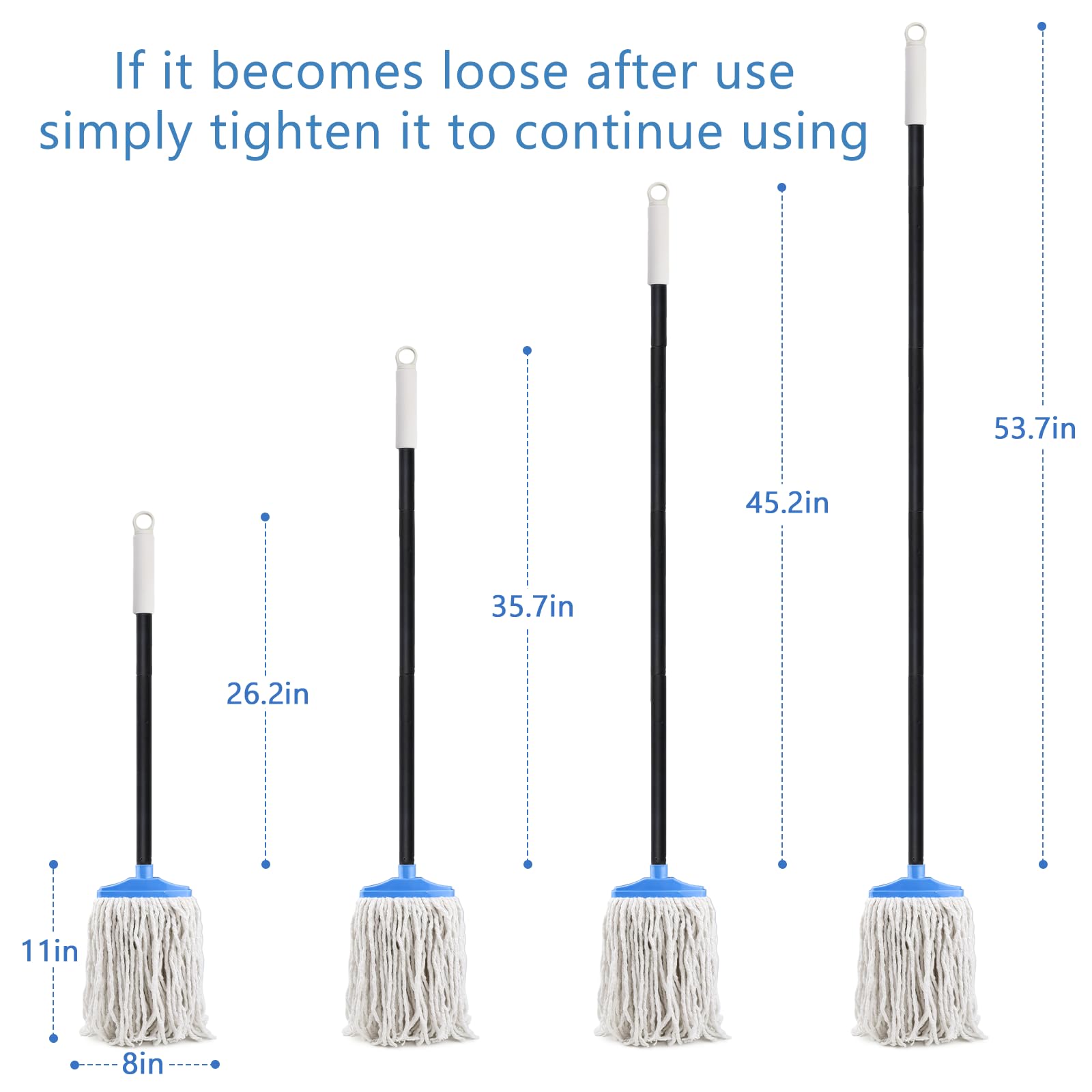 Indoor Cotton Mops for Floor Cleaning