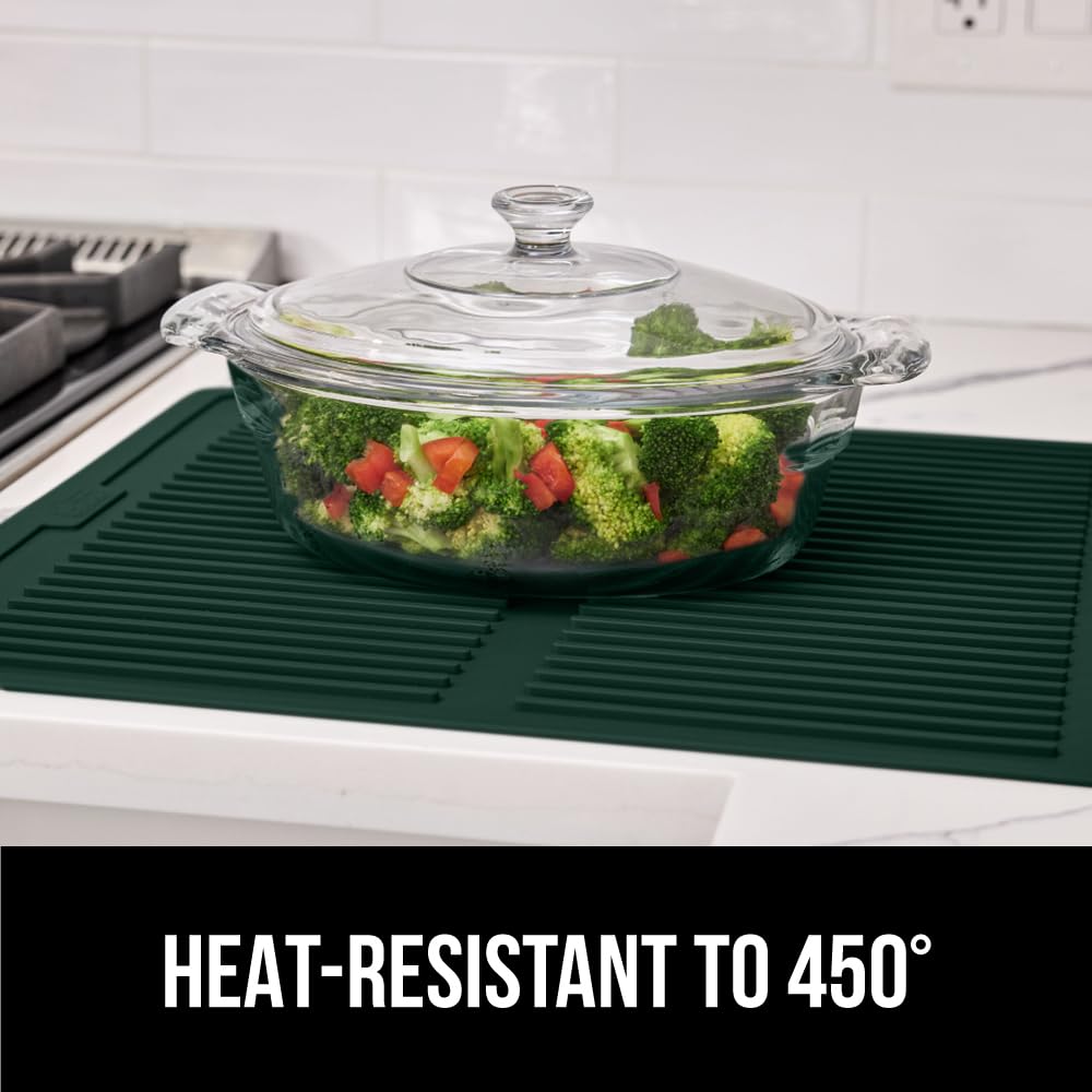 100% BPA Free Silicone Dish Drying Mat for Kitchen Counter