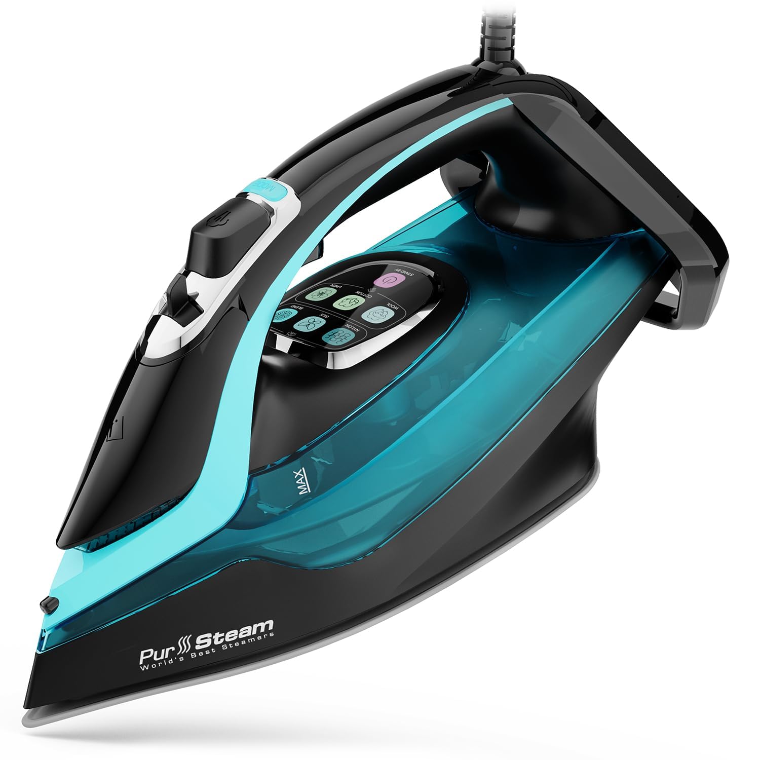 PurSteam SteamTech Steam Iron with LED Display