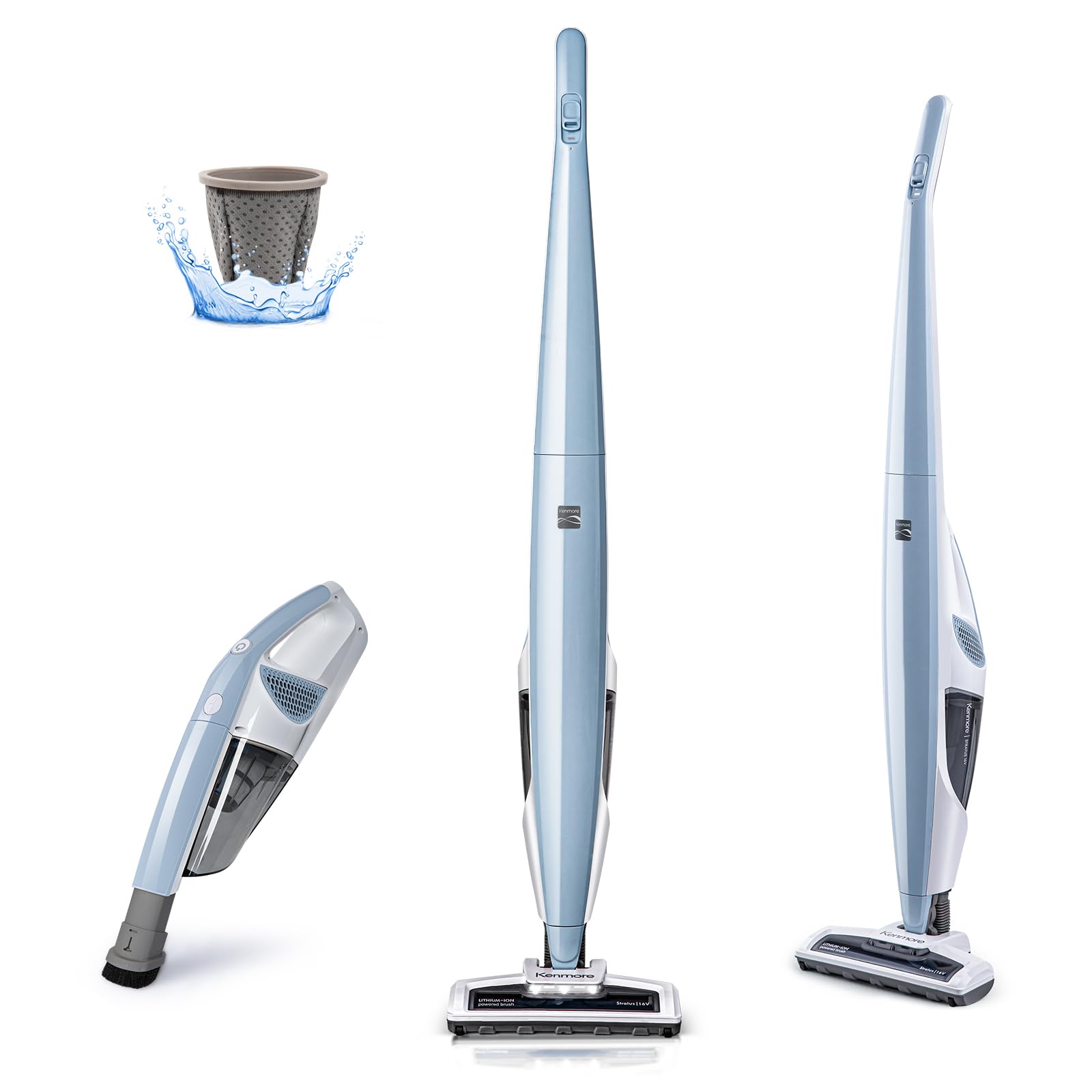 DS1020 16V Cordless Stick Vacuum Lightweight 2