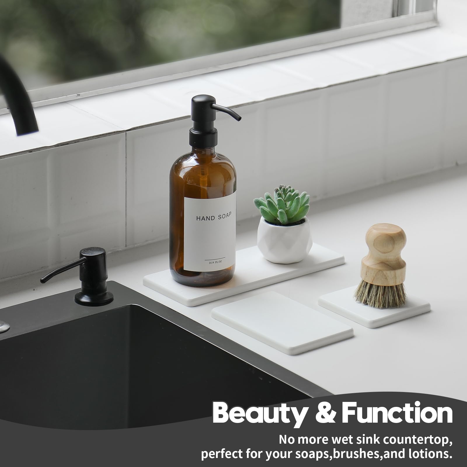 3PCS Bathroom Sink Vanity Trays (3 Count)
