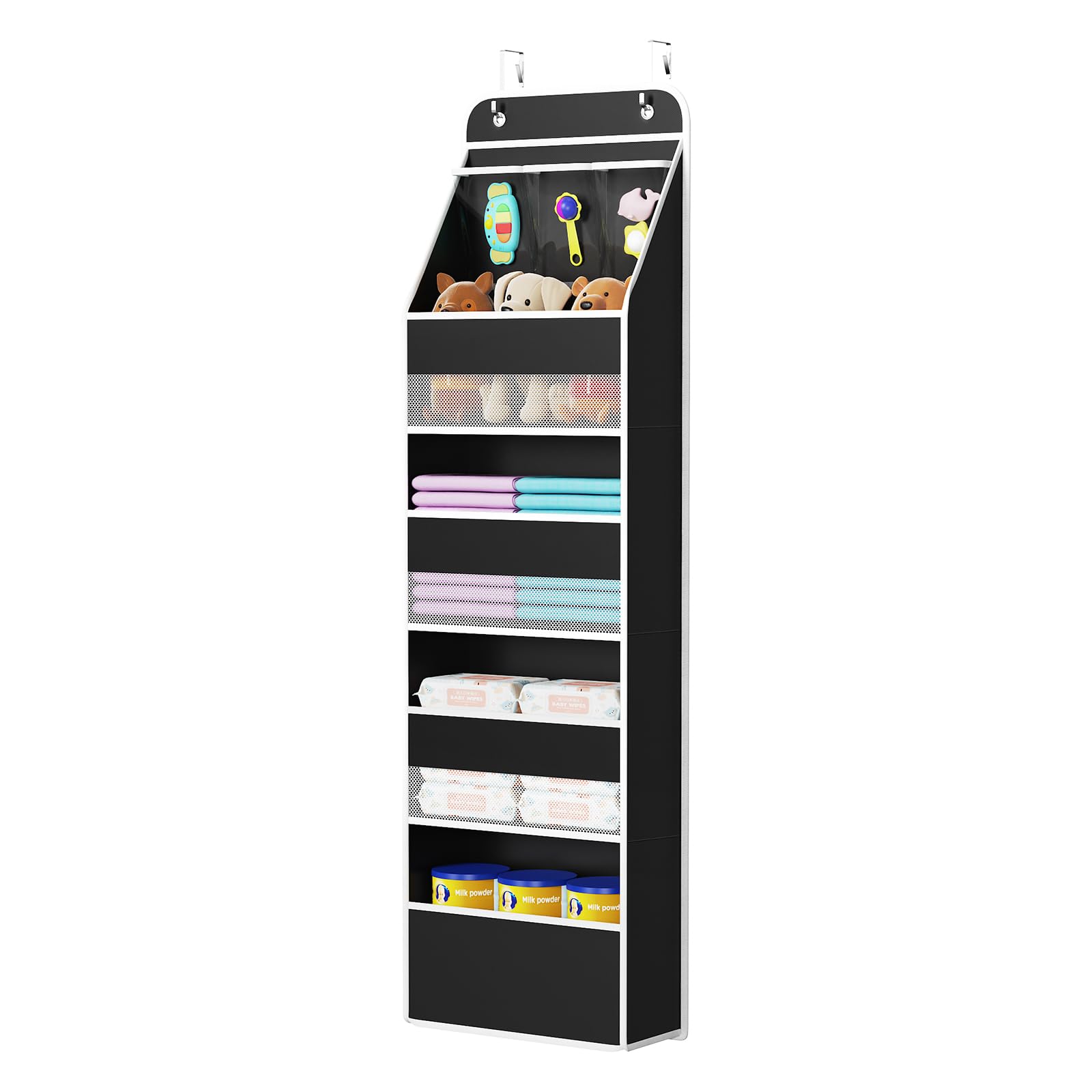 Fabric Over Door Hanging Organizer for Baby Nursery