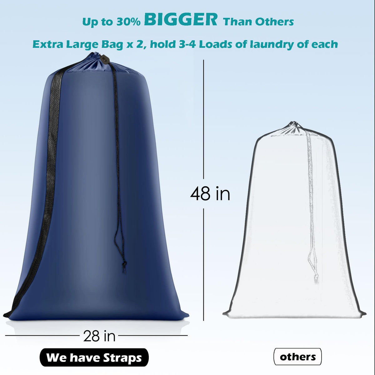 Heavy Duty Laundry Bag (2 Count)