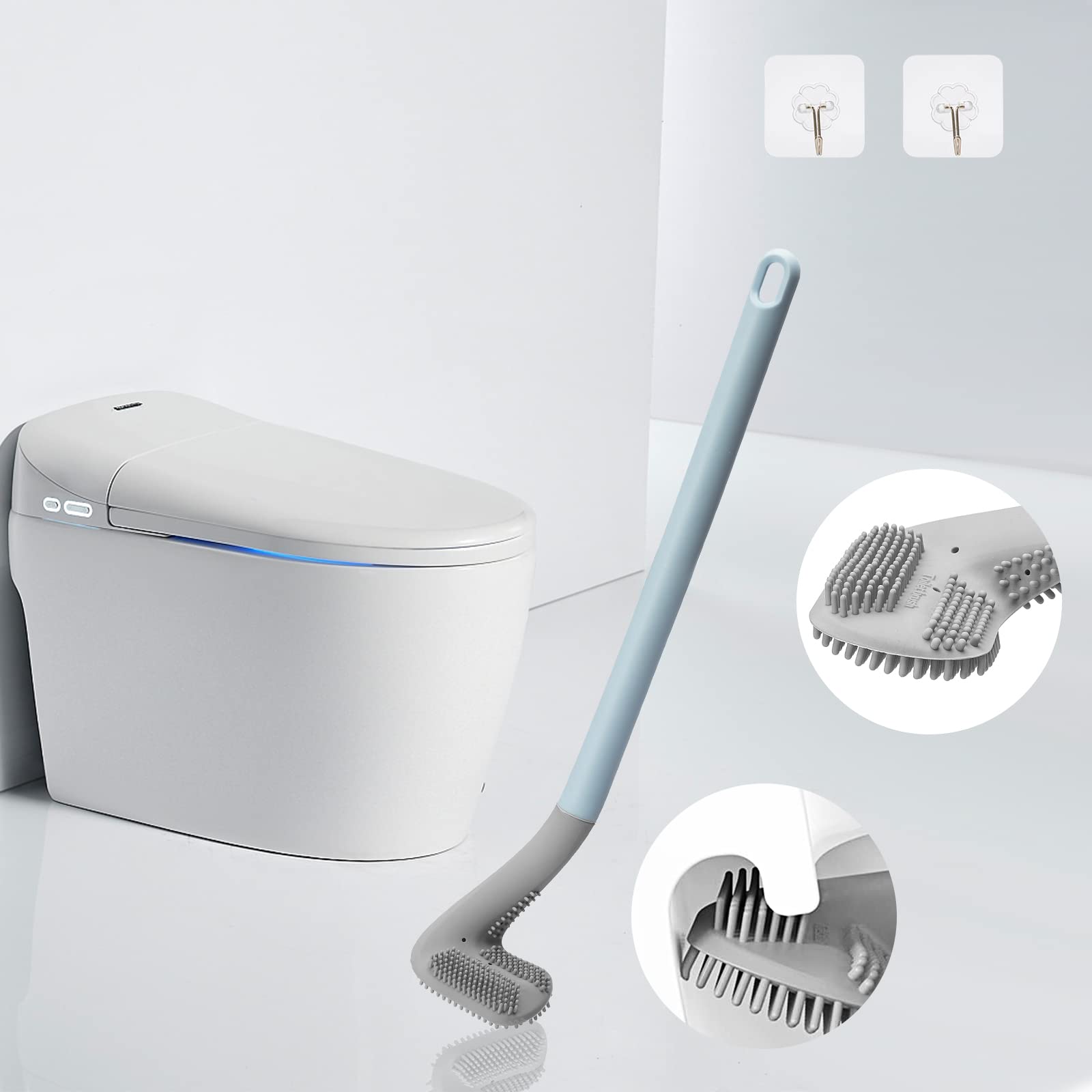 2Pcs Toilet Brush (2 Count)