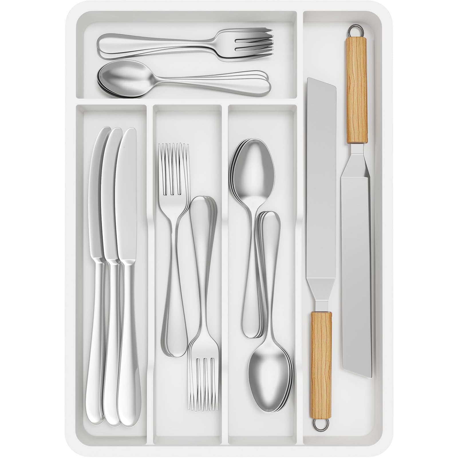 Silverware Drawer Organizer Tray