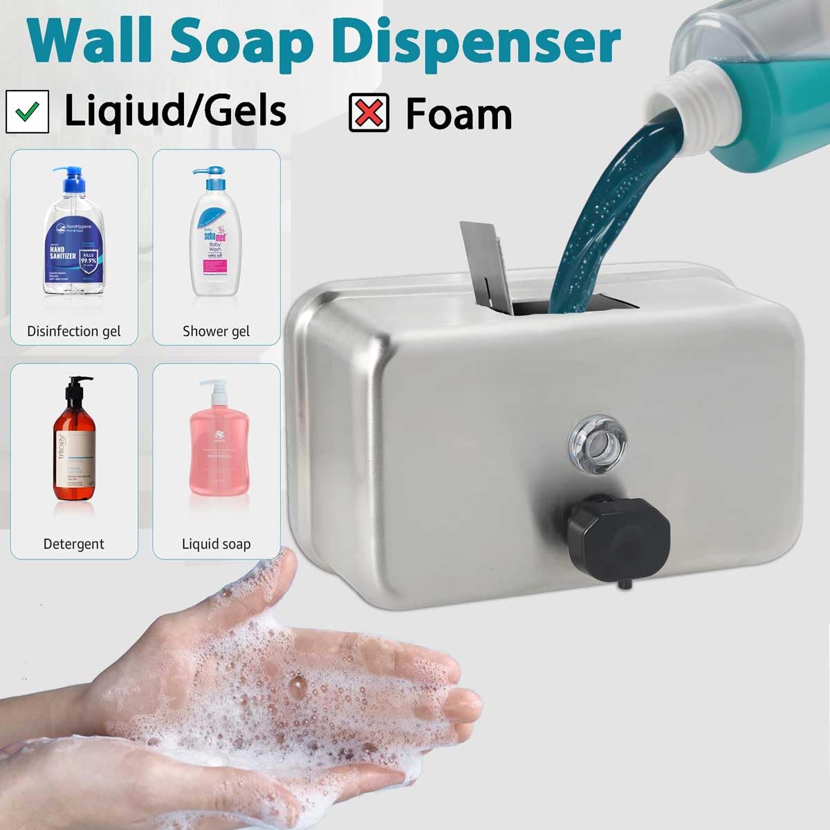 Commercial Soap Dispenser Wall Mount
