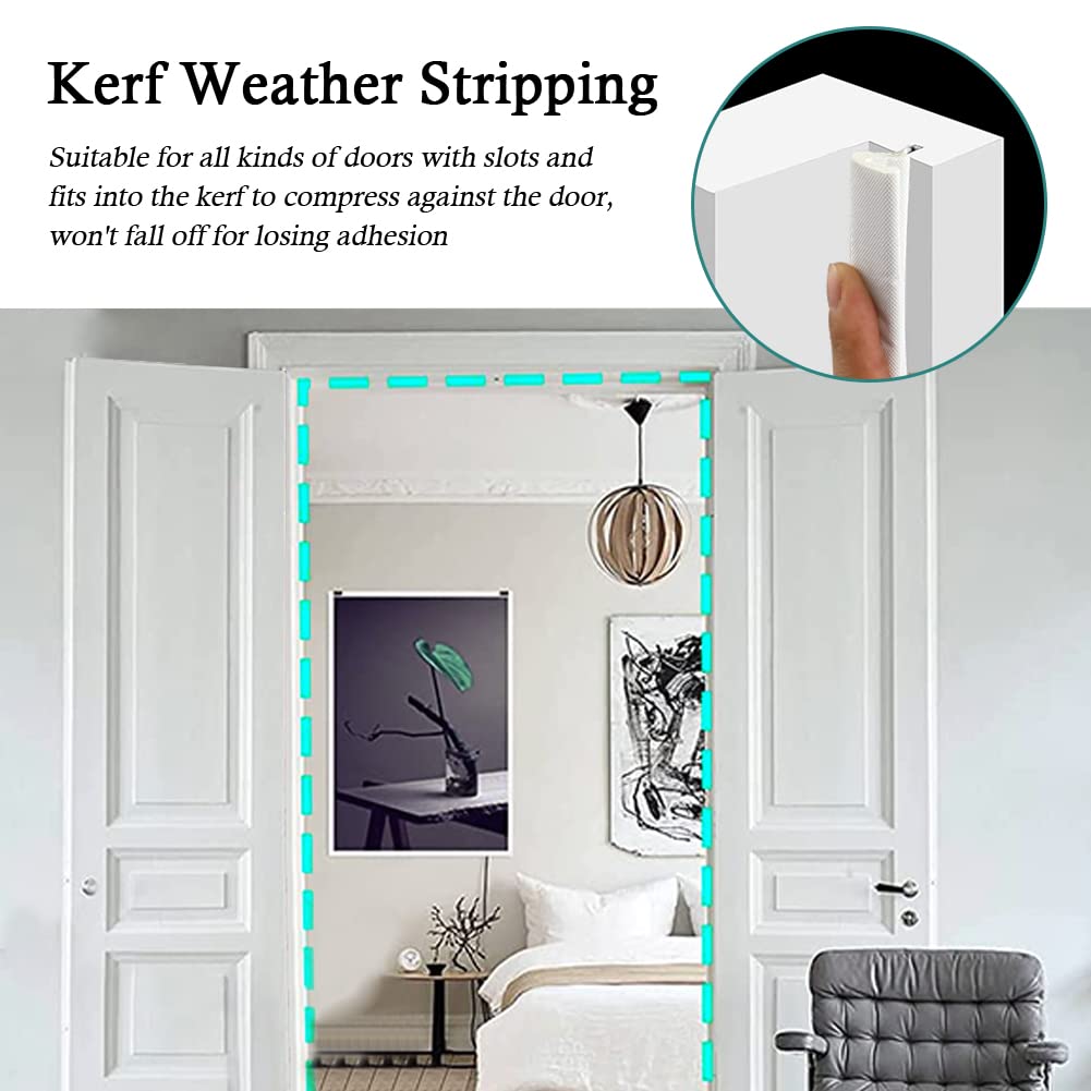 Kerf Weather Stripping for Door Seal Strip (26 Foot)