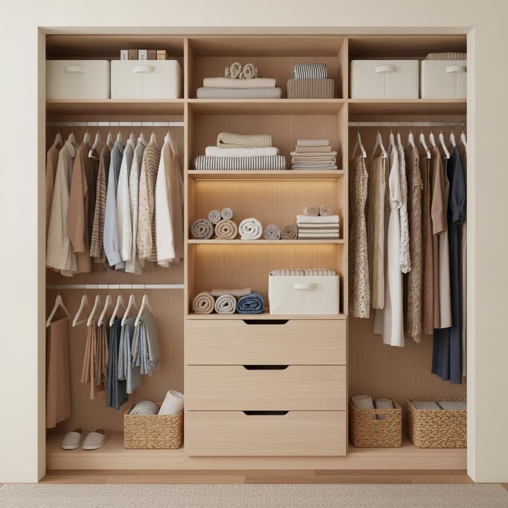 Storage Baskets with Metal Frame (2 Count)
