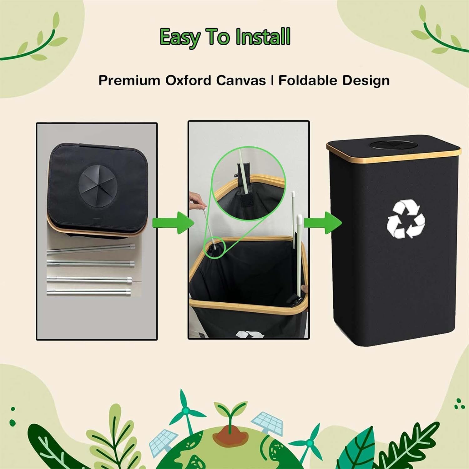 Recycling Bin for Kitchen Indoor Home