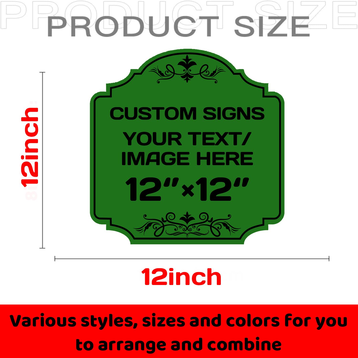 Personalized Aluminum Metal Signs