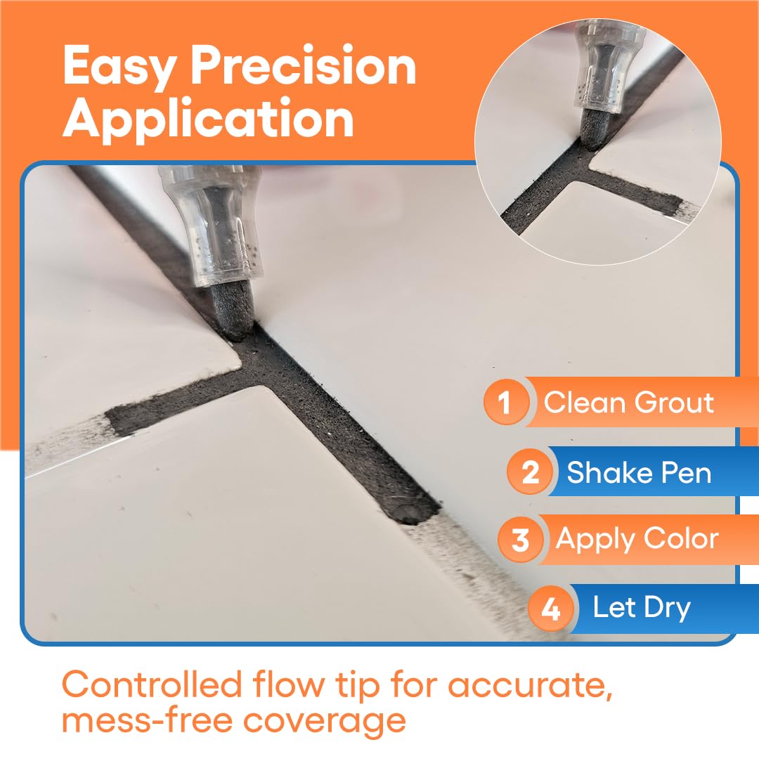 Grout Pen Dark Grey