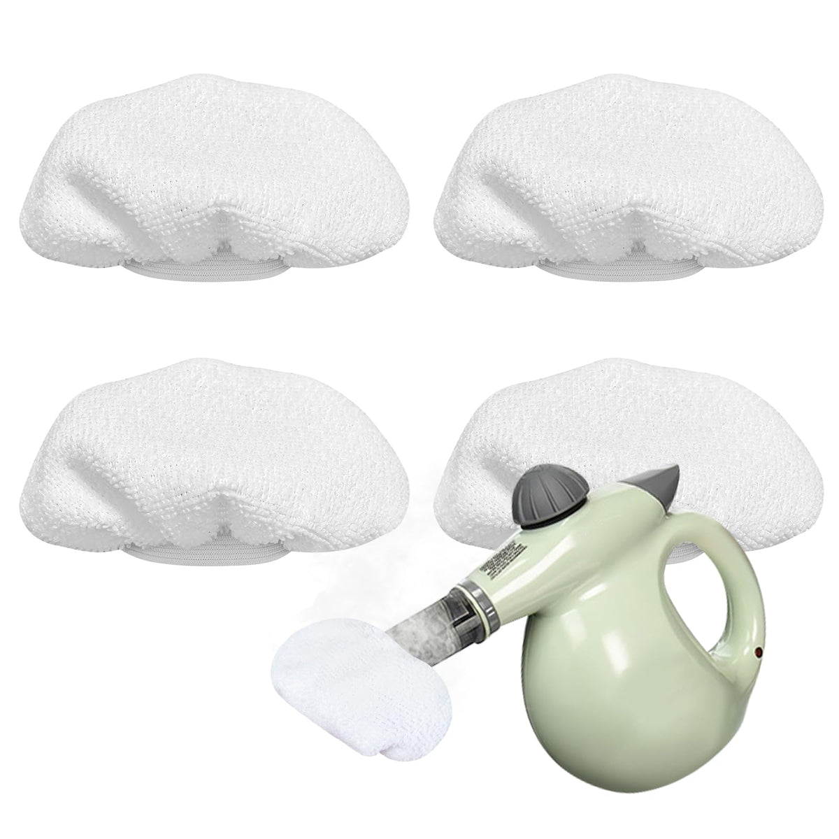 4 Pack Universal Steamer Cloth Covers for Handheld Steam Cleaner (4 Count)