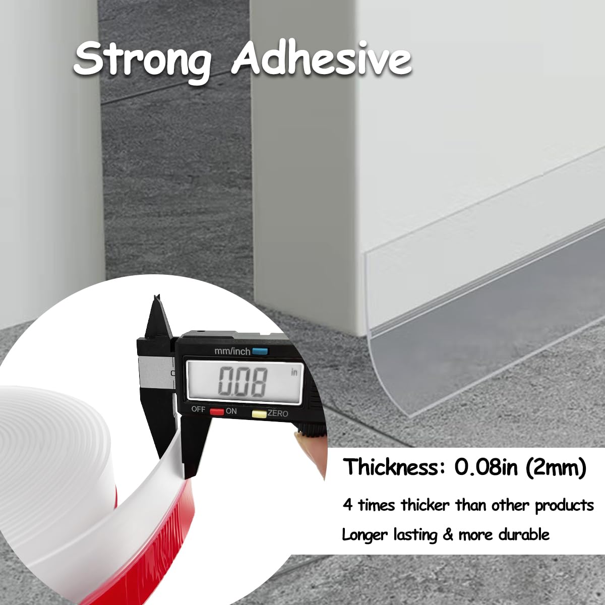 Silicone Weather Stripping (20 Foot)