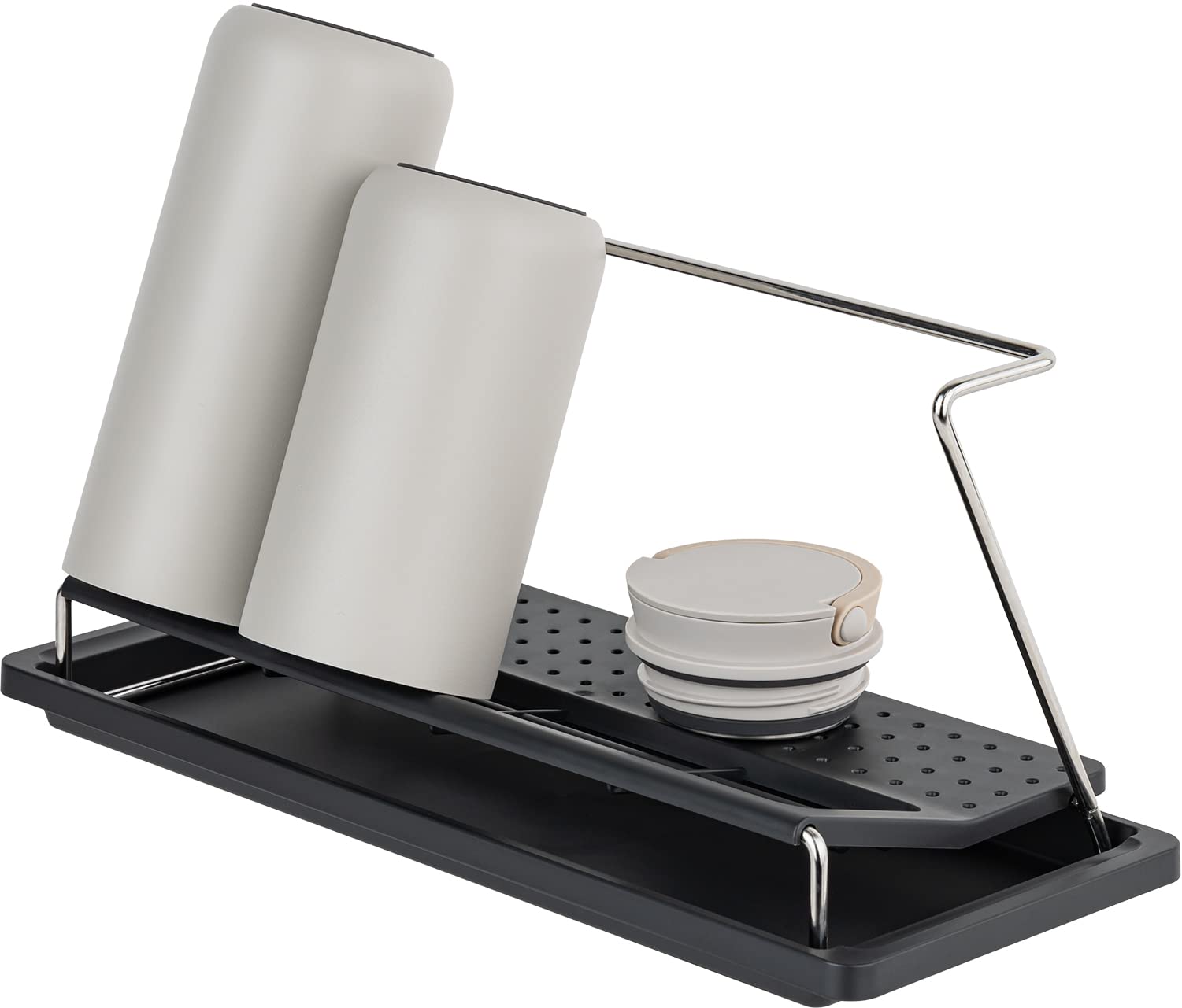 Bottle Drying Rack with Drain Tray