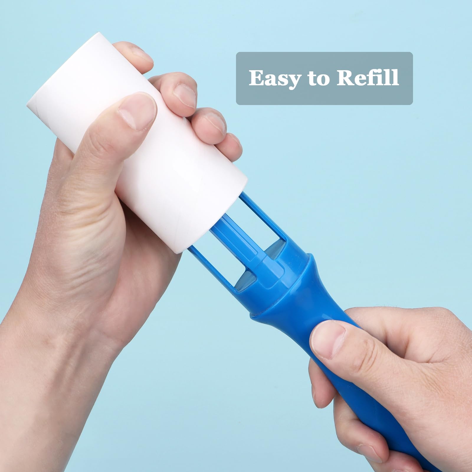 4 inch Lint Roller Refills Compatible with Evercare PetLovers Extra Sticky Lint Roller 6 Pack of Refills Only 60 Sheets per Refill 360 Sheets Total (360 Count)