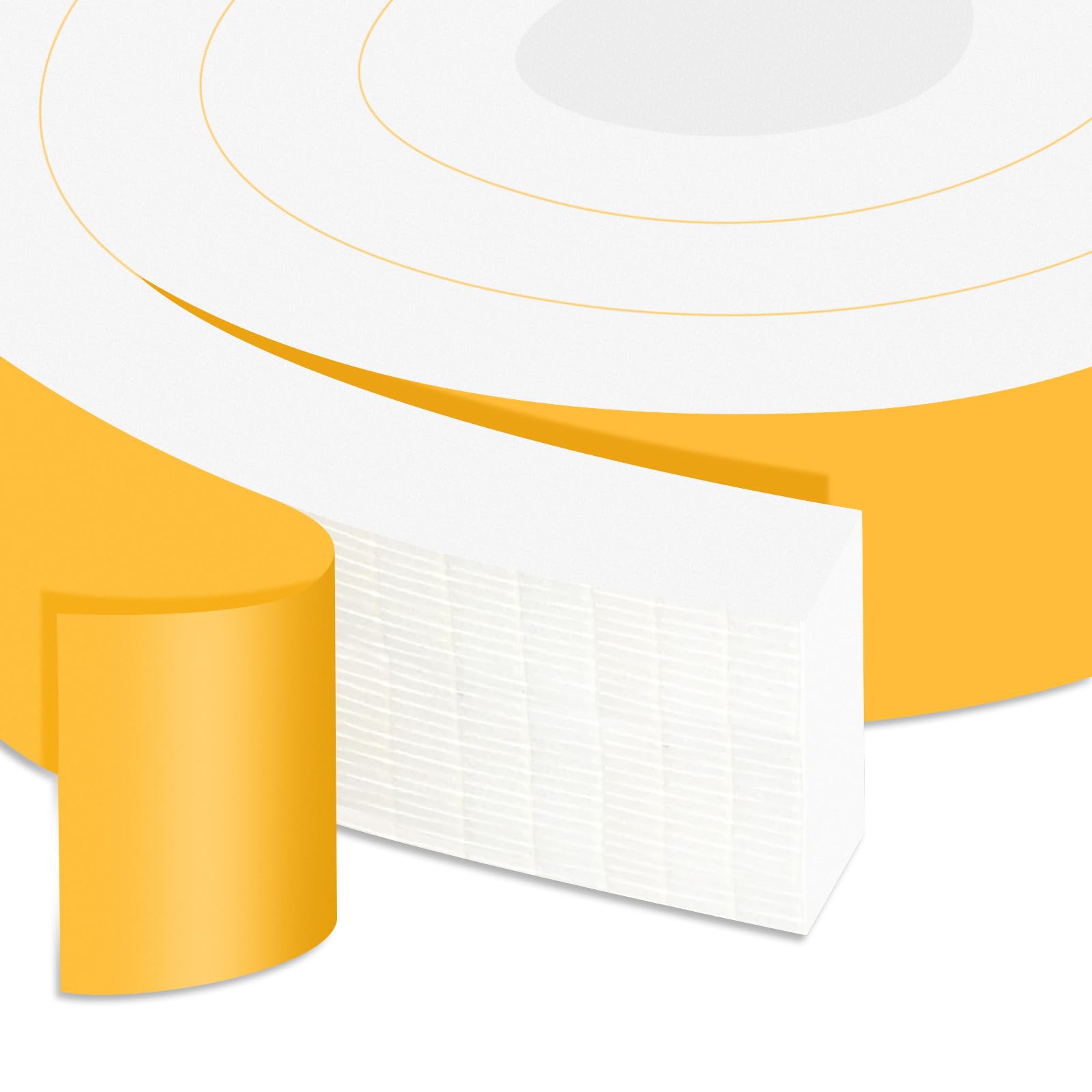 Extra Wide Heavy Duty Foam Strip for Industrial Doors & Large Gaps (6.5 Foot)