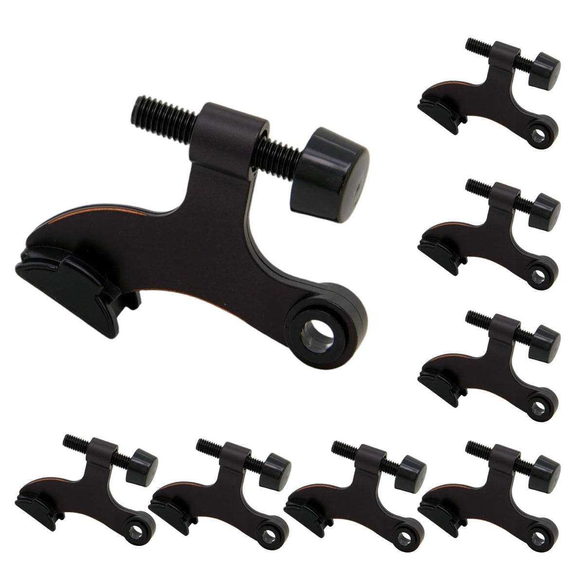 8 Pack Hinge Pin Oil Rubbed Bronze Door Stopper (8 Count)