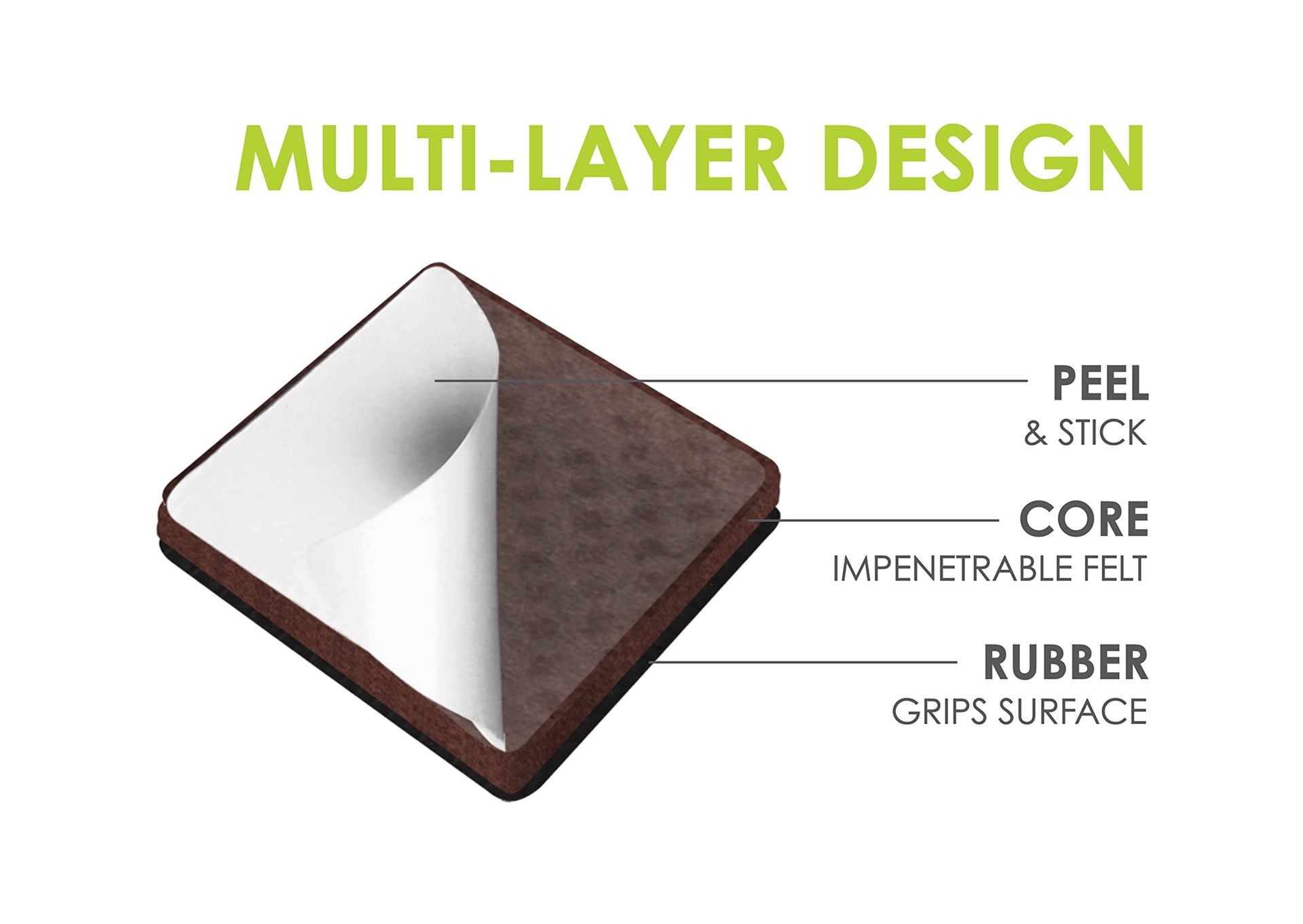 GorillaPads Non Slip Furniture Pads (4 Count)