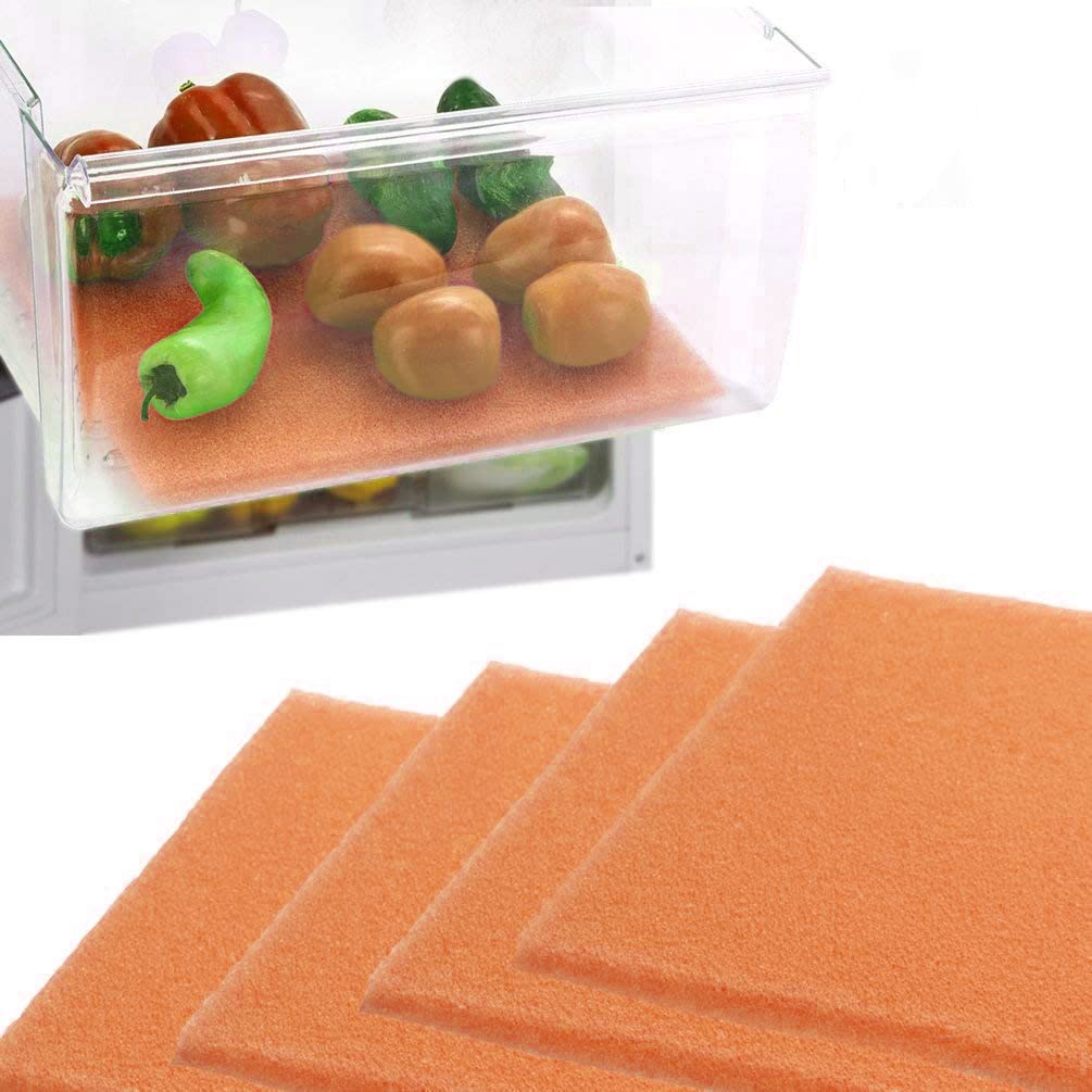 Fruit & Veggie Life Extender Liner for Fridge Refrigerator Drawers (4 Count)