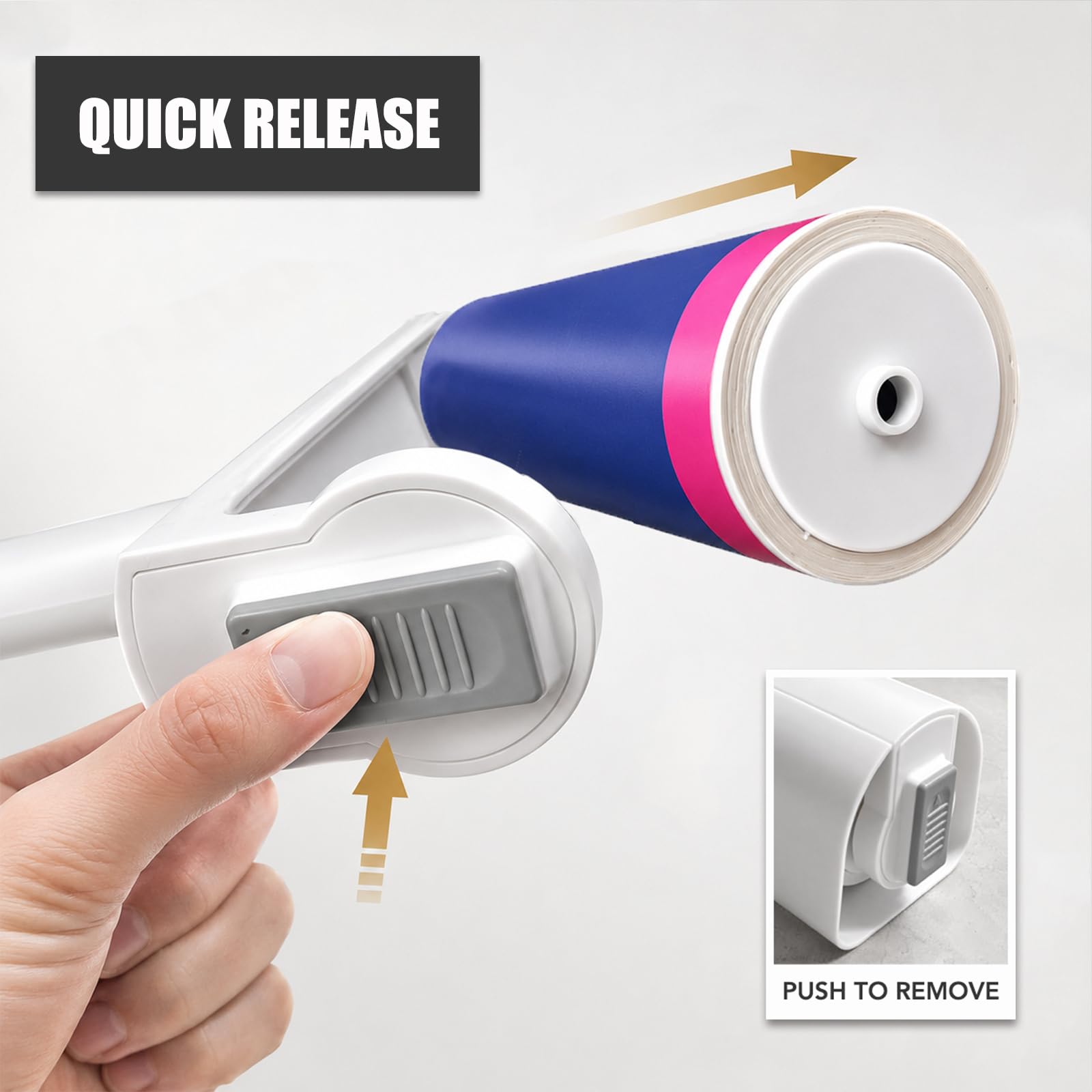 9.45'' Large Lint Roller for Pet Hair Extra Sticky