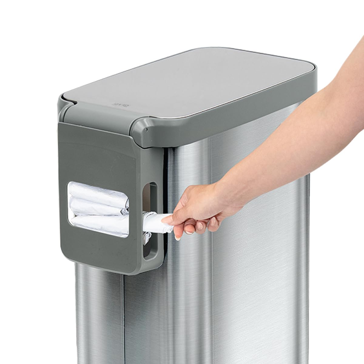 Slim Trash Can with Clorox Odor Protection