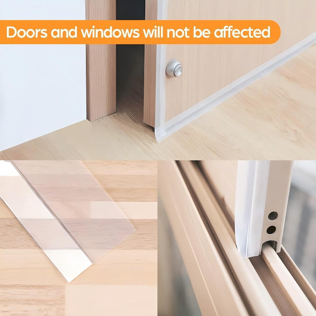 Weather Stripping Door Seal Strip Tape (20 Foot)