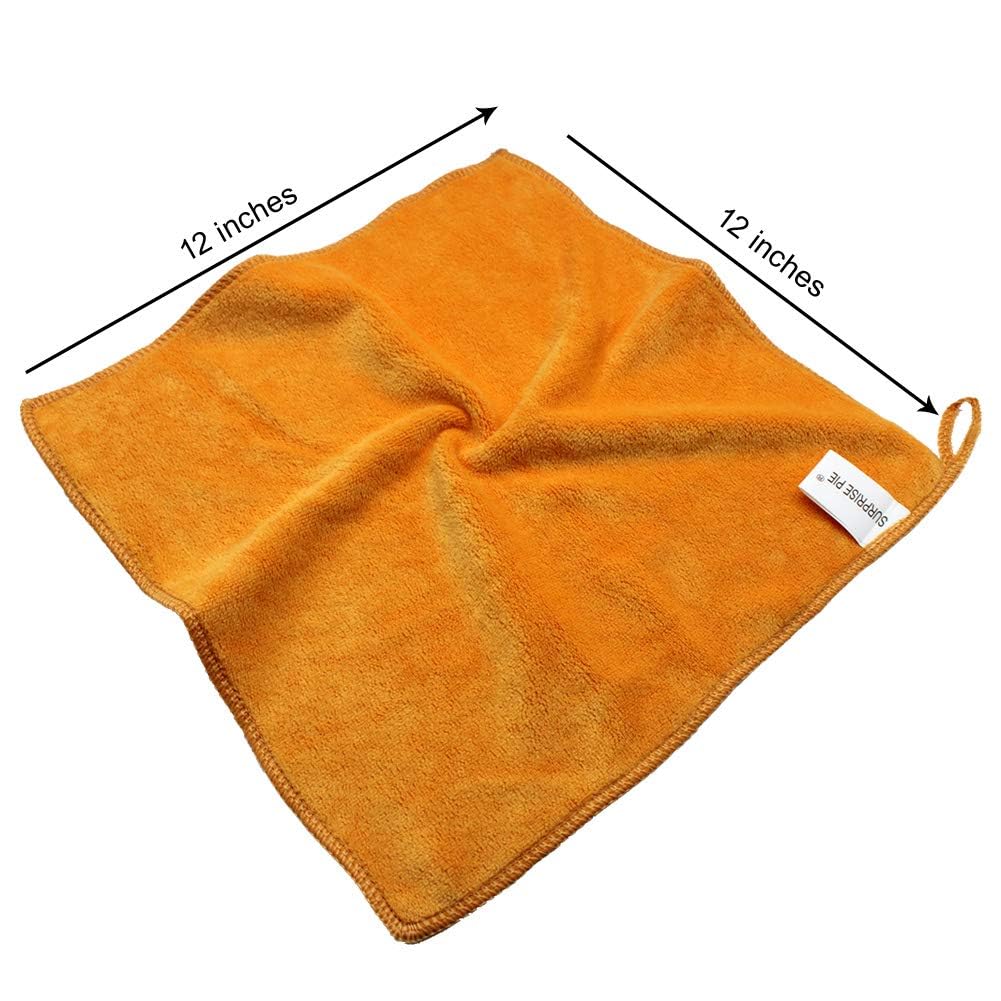Premium 400 GSM Microfiber Cleaning Cloths (2 Count)