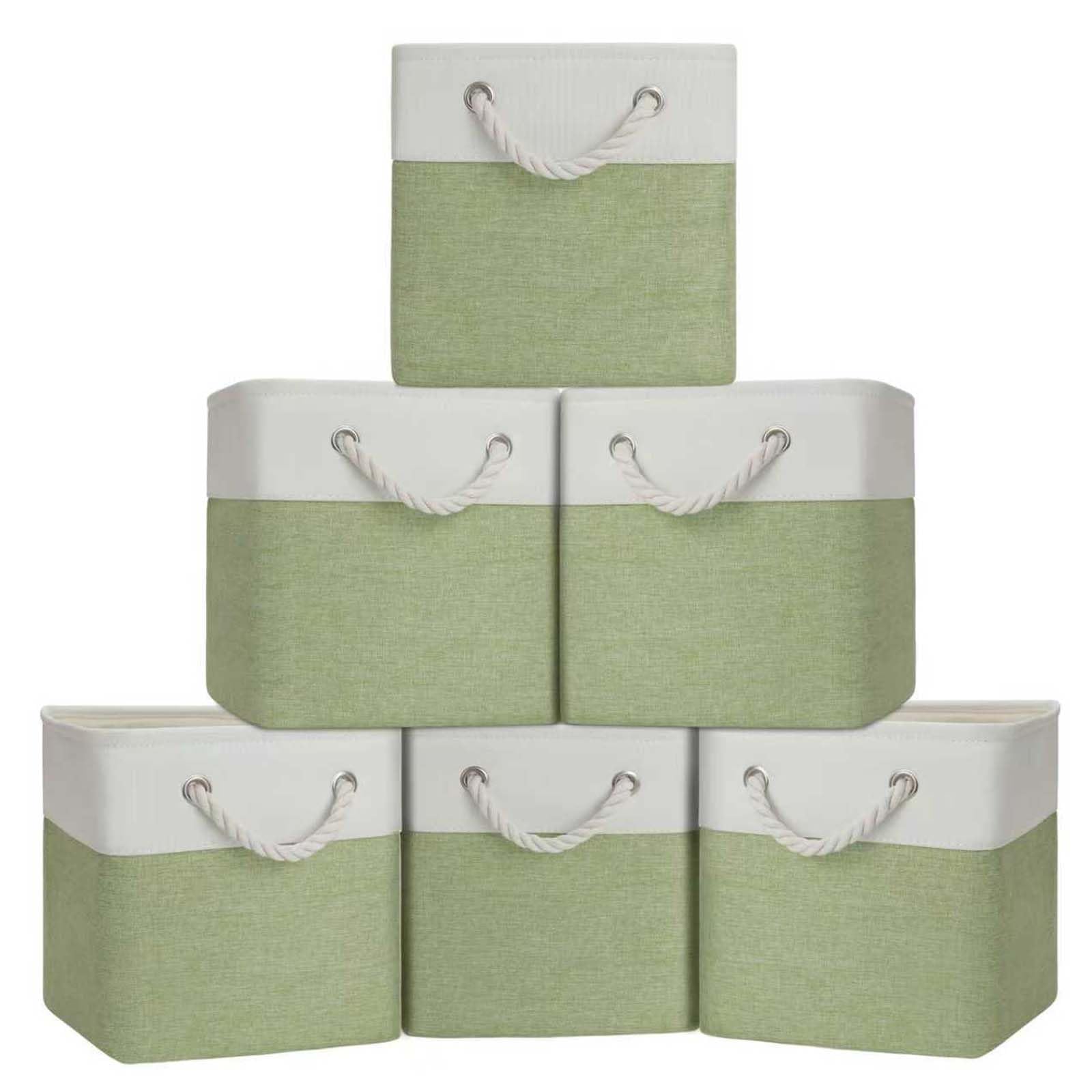 Cube Storage Bins (6 Count)