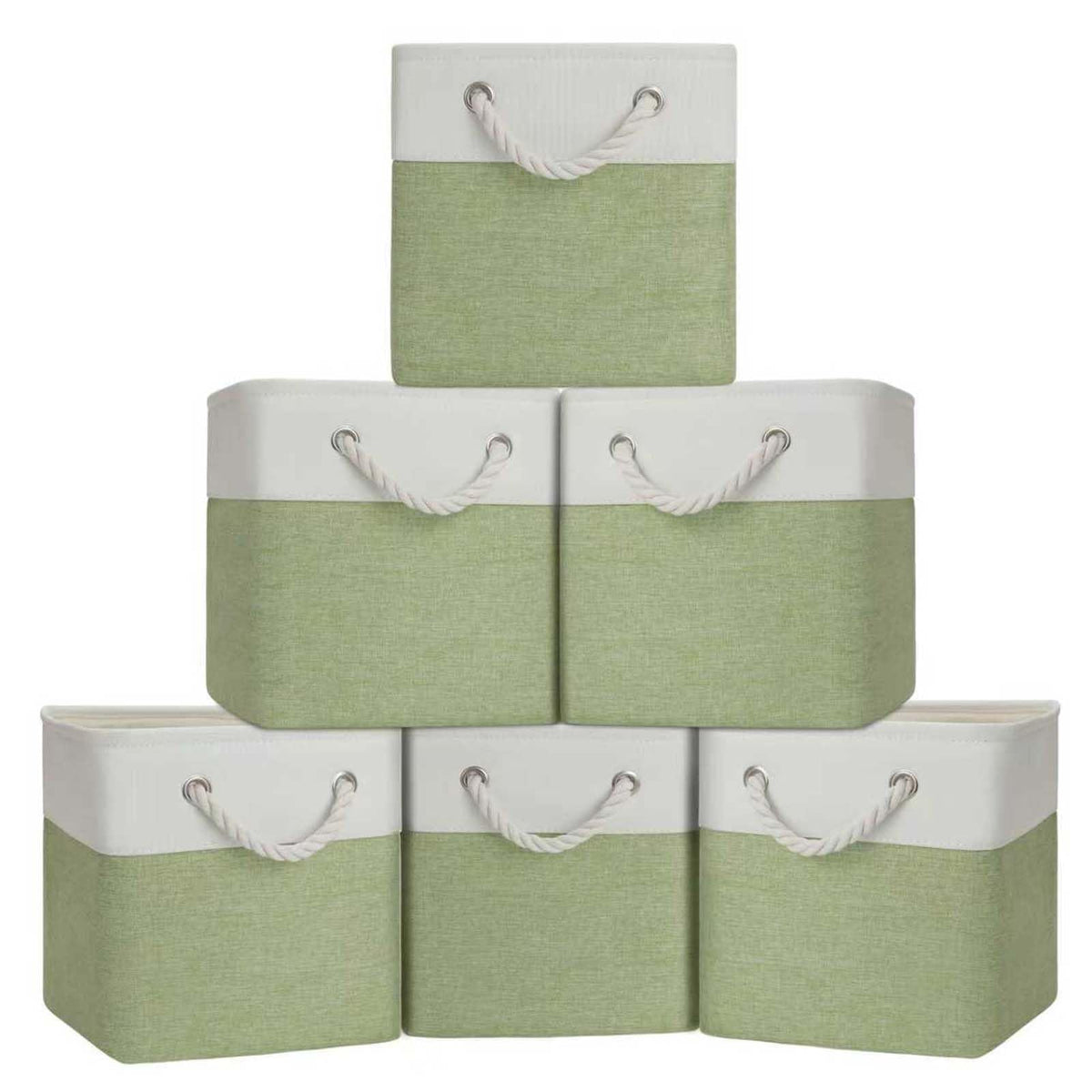 Cube Storage Bins (6 Count)