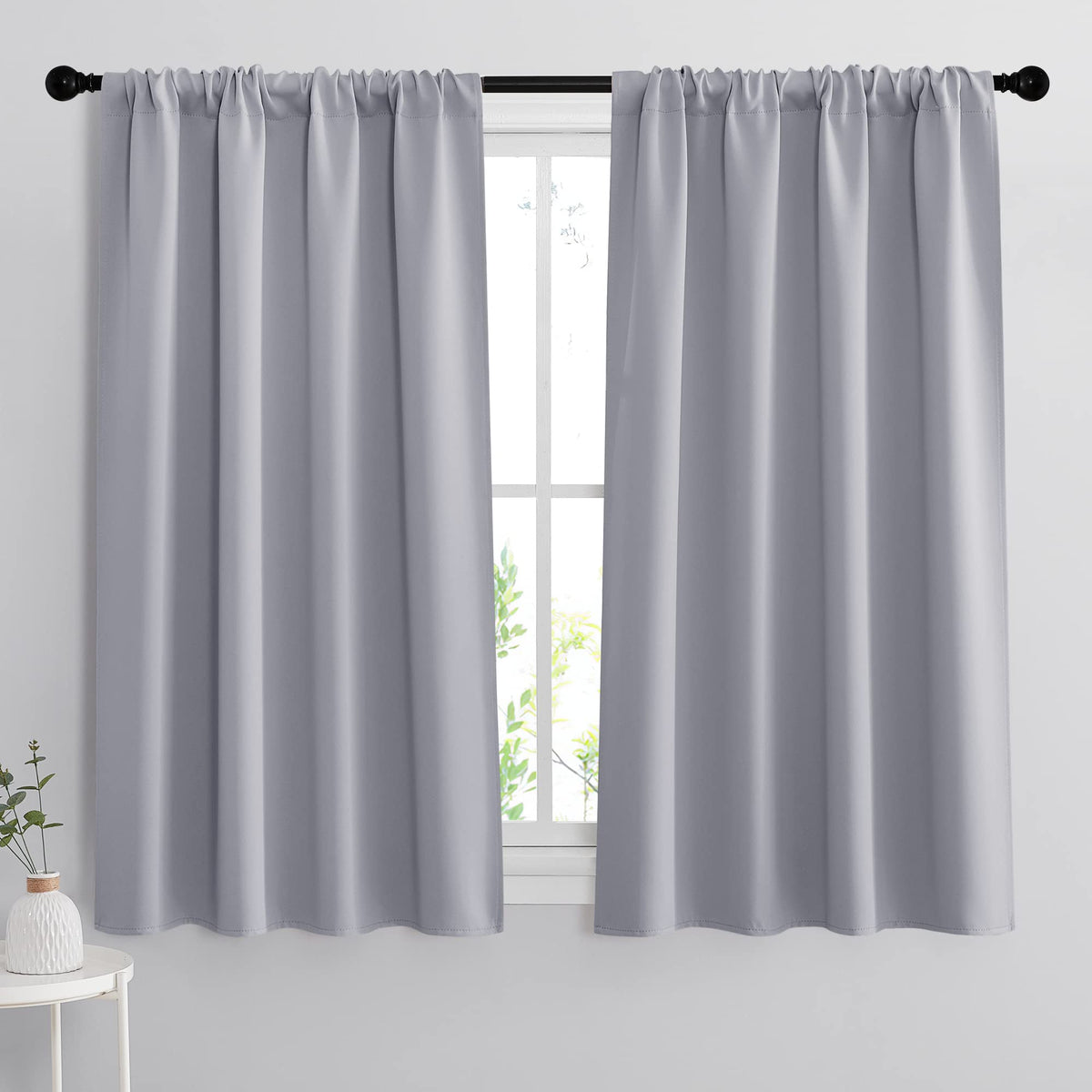 Short Blackout Curtains for Bedroom (2 Count)