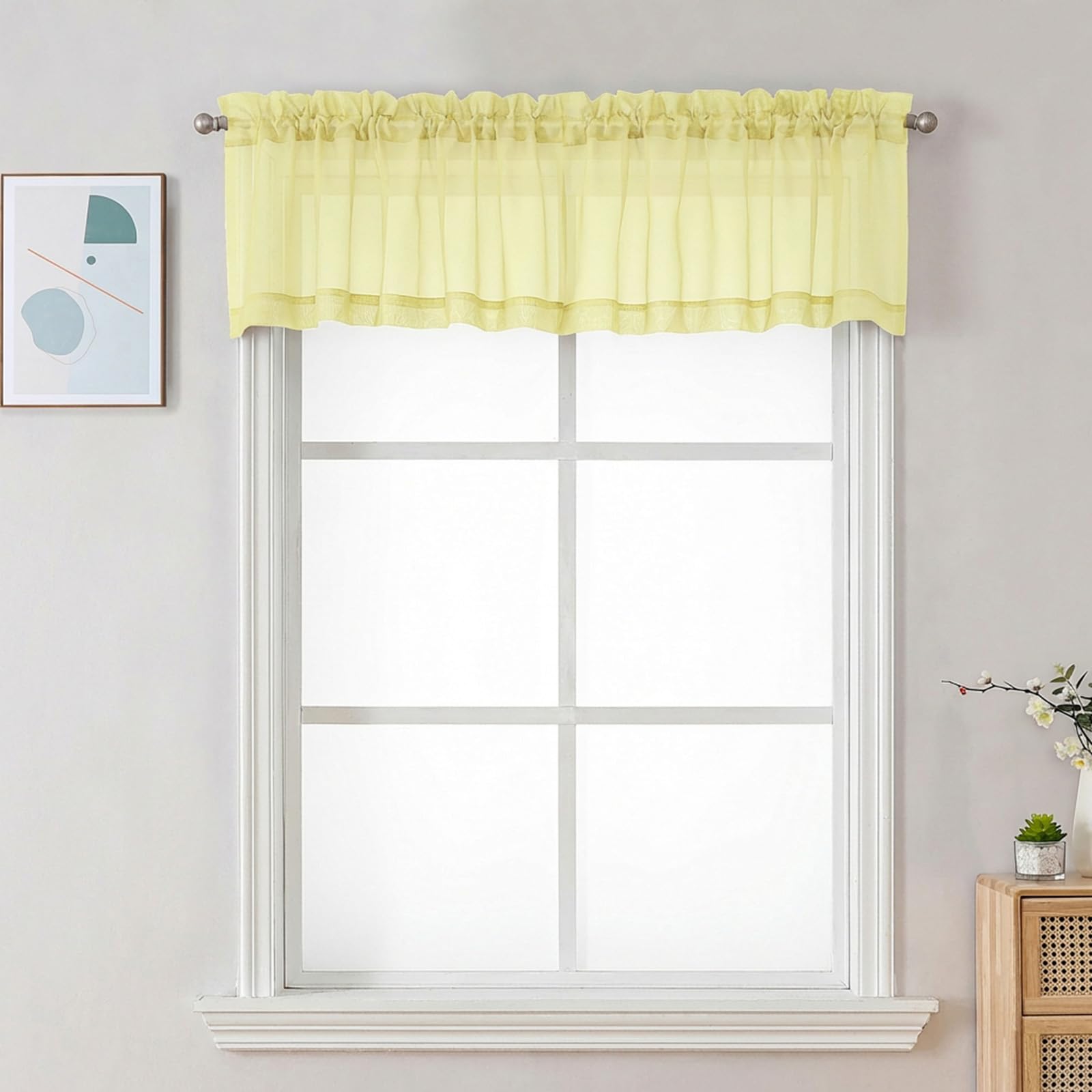 Sheer Valances for Windows (2 Count)