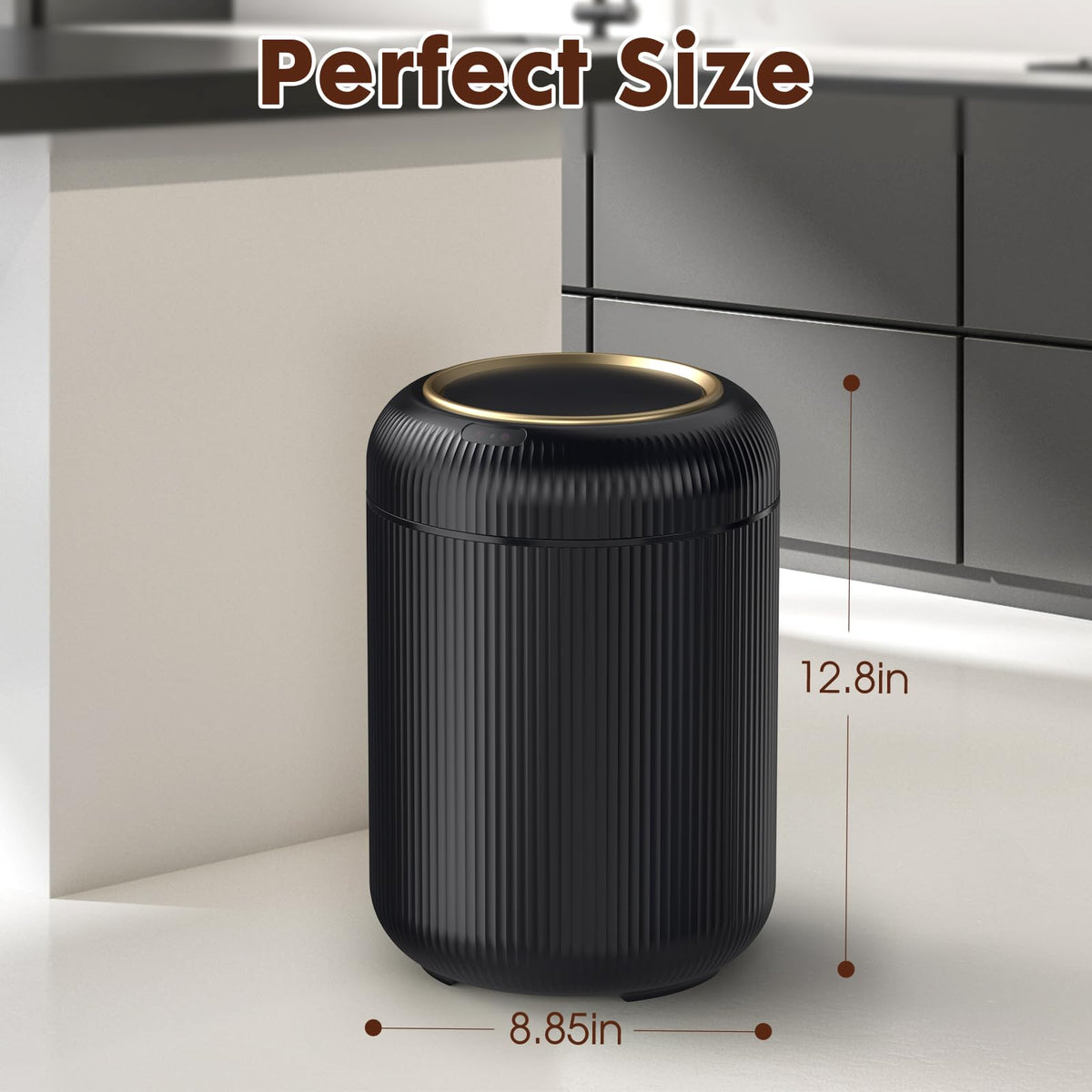 Touchless Trash Can Bathroom