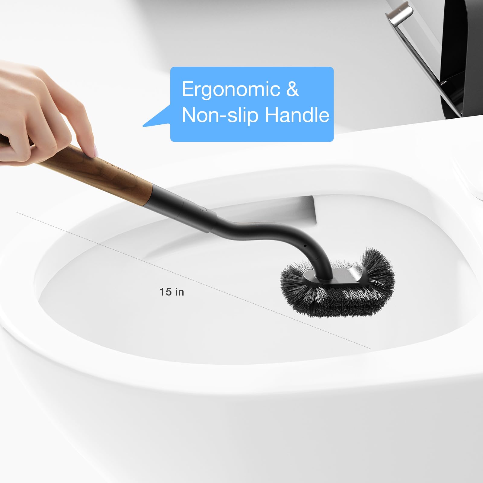 Toilet Bowl Brush and Holder