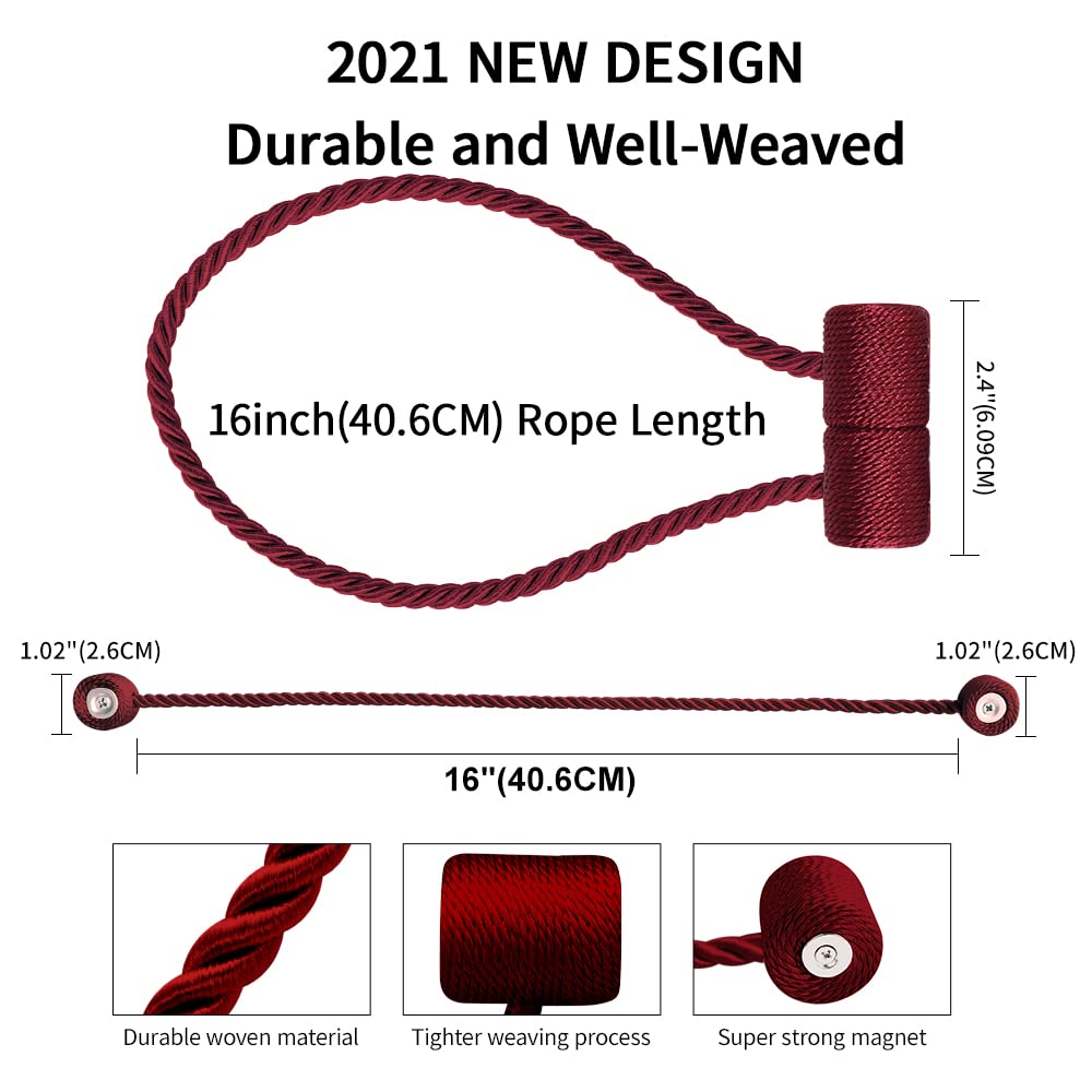 18 Inch Strong Magnetic Curtain Tiebacks