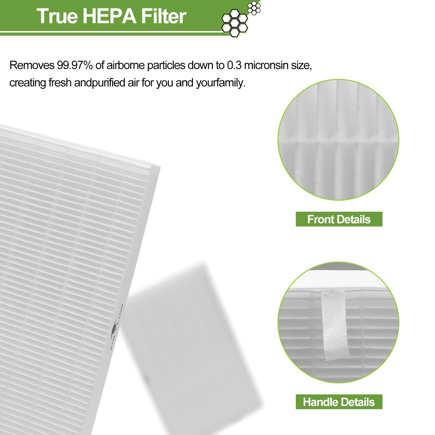 HPA300 HEPA Filter Replacement for Honeywell Air Purifier HPA300 Series (9 Count)